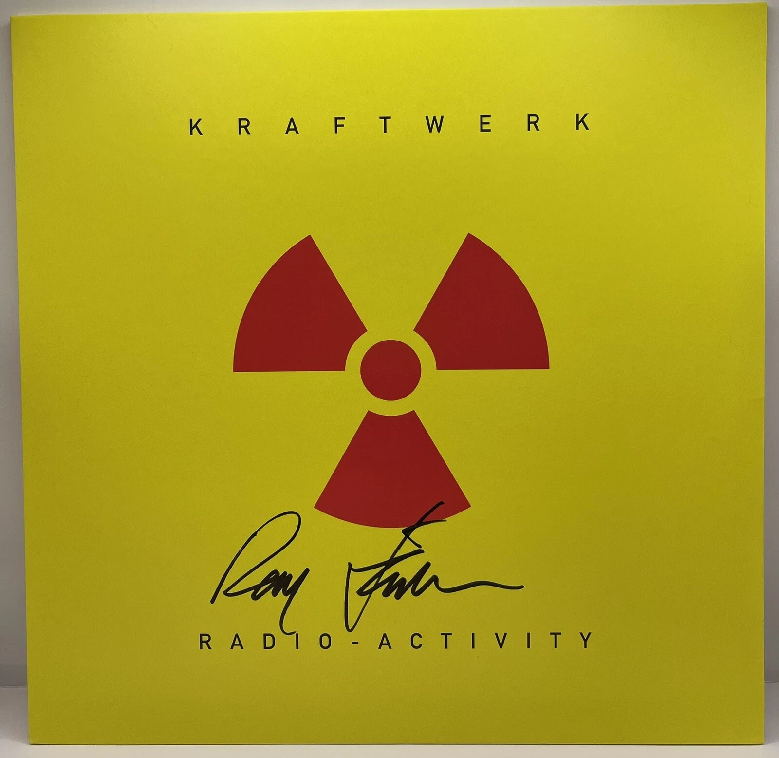 RALF HUTTER signed Auto vinyl album KRAFTWERK RADIO ACTIVITY JSA COA