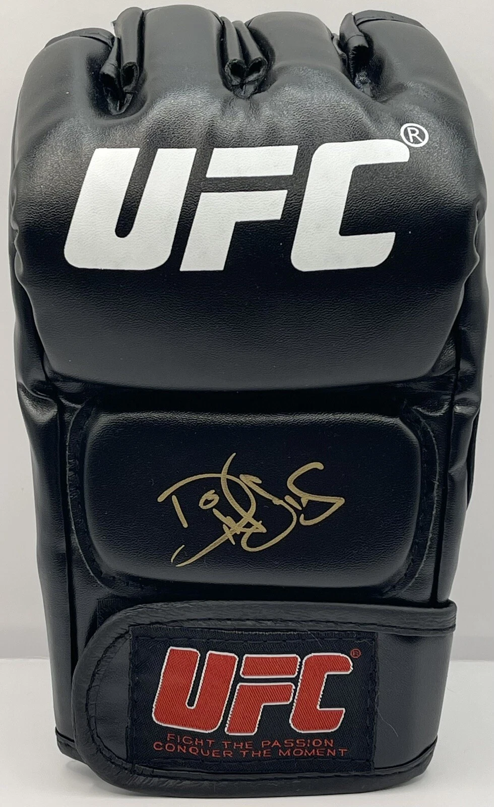 Din Thomas Signed Autographed UFC Glove Announcer Beckett COA