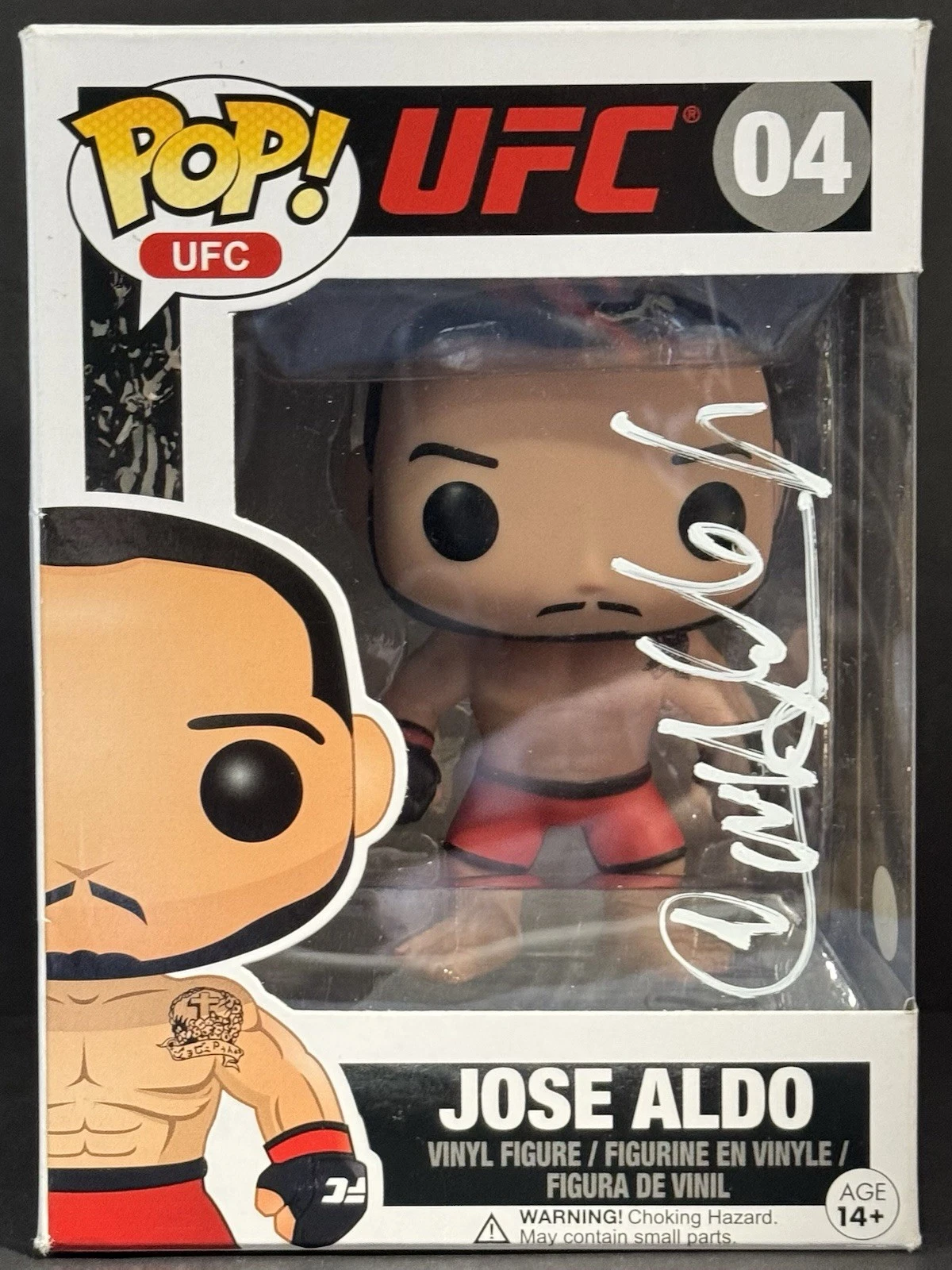 Jose Aldo Signed Autographed UFC Funko Pop Figure JSA Fighter Hall Of Fame