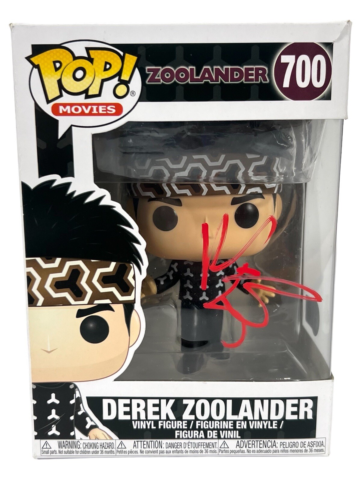 Ben Stiller Signed Funko Pop Derek Zoolander #700 Autograph Beckett BAS COA
