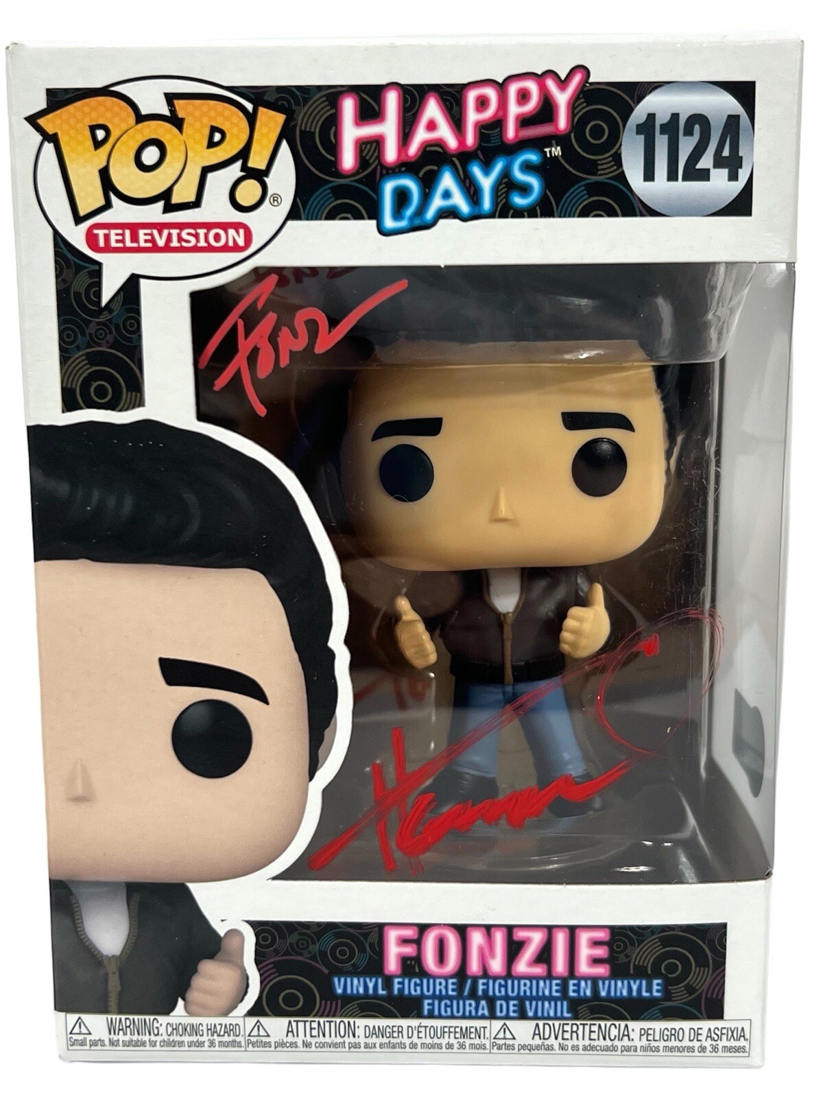 Henry Winkler Signed Autograph Fonzie Happy Days Funko Pop #1124 Beckett COA