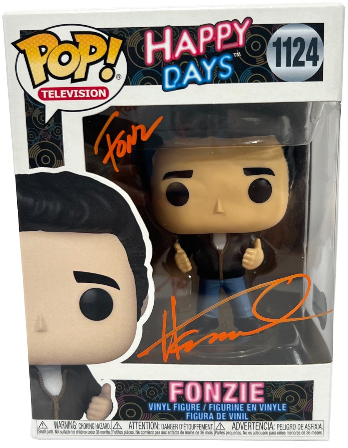 Henry Winkler Signed Autograph Fonzie Happy Days Funko Pop #1124 Beckett COA