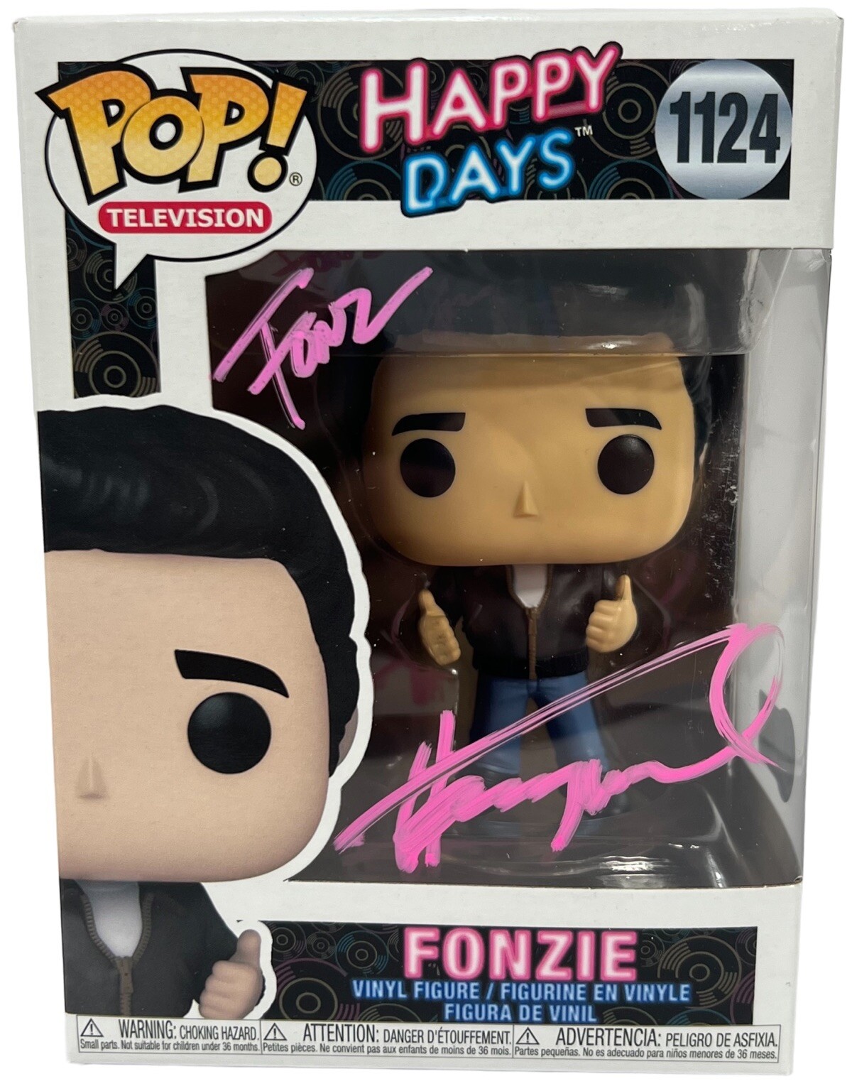 Henry Winkler Signed Autograph Fonzie Happy Days Funko Pop #1124 Beckett COA