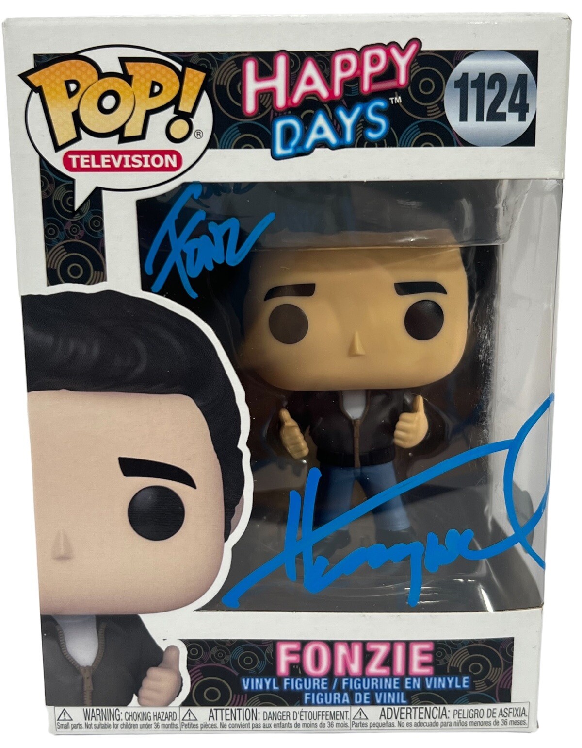 Henry Winkler Signed Autograph Fonzie Happy Days Funko Pop #1124 Beckett COA