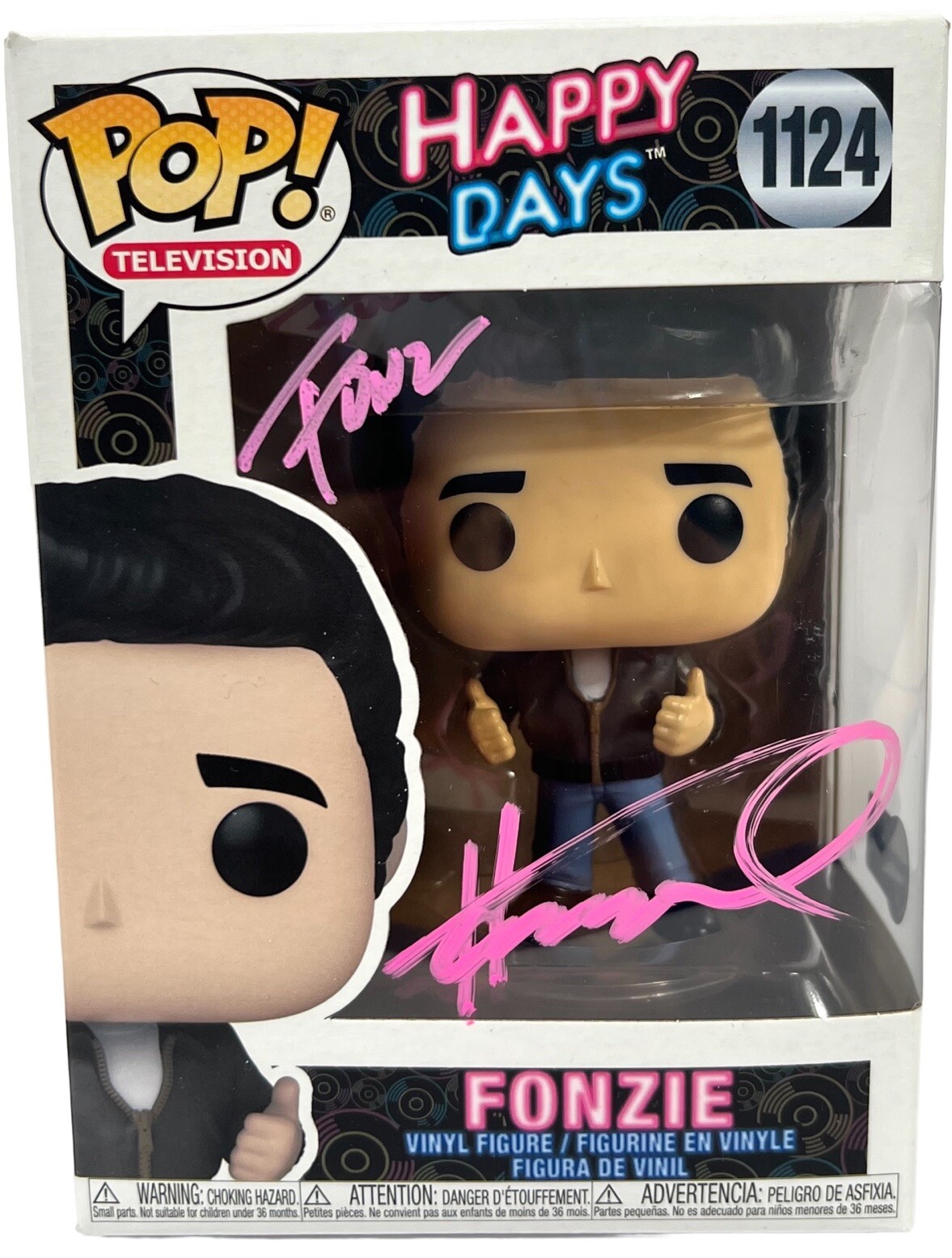 Henry Winkler Signed Autograph Fonzie Happy Days Funko Pop #1124 Beckett COA