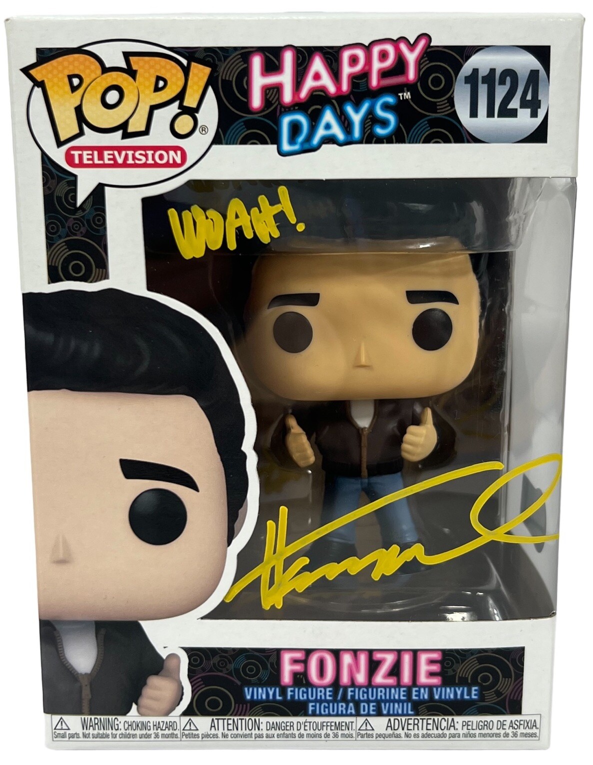 Henry Winkler Signed Autograph Fonzie Happy Days Funko Pop #1124 Beckett COA