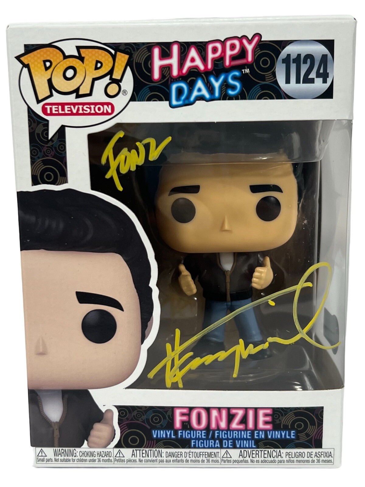 Henry Winkler Signed Autograph Fonzie Happy Days Funko Pop #1124 Beckett COA