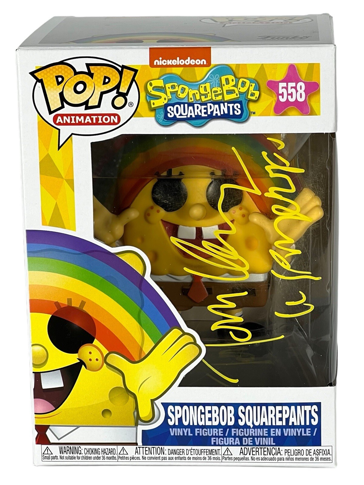 Tom Kenny Signed Autograph Spongebob Squarepants Funko Pop #558 Beckett COA