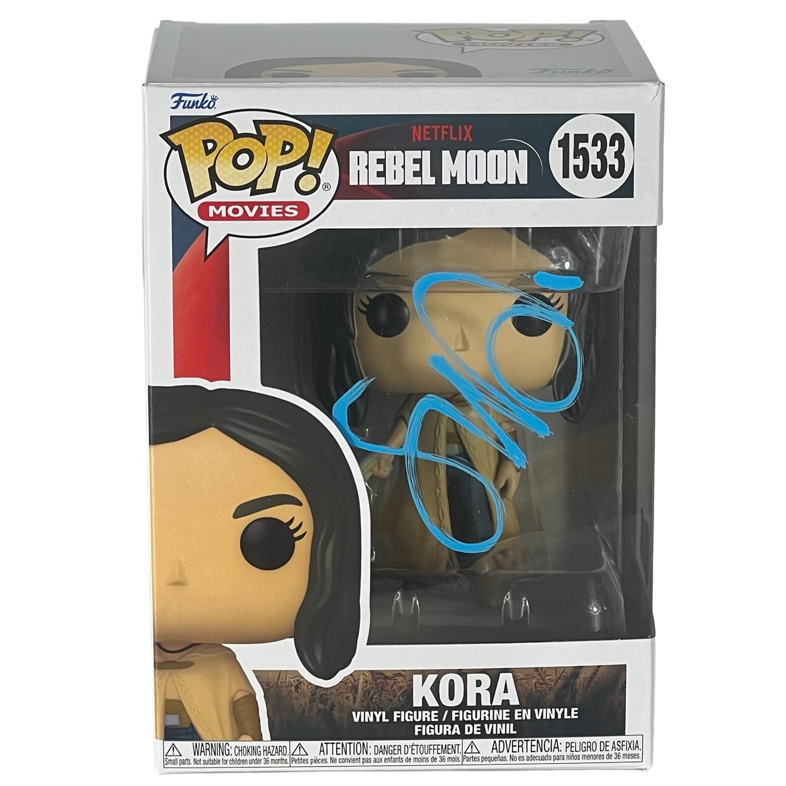 Sofia Boutella Signed Funko Pop Rebel Moon Kora 1533 Autograph Beckett COA