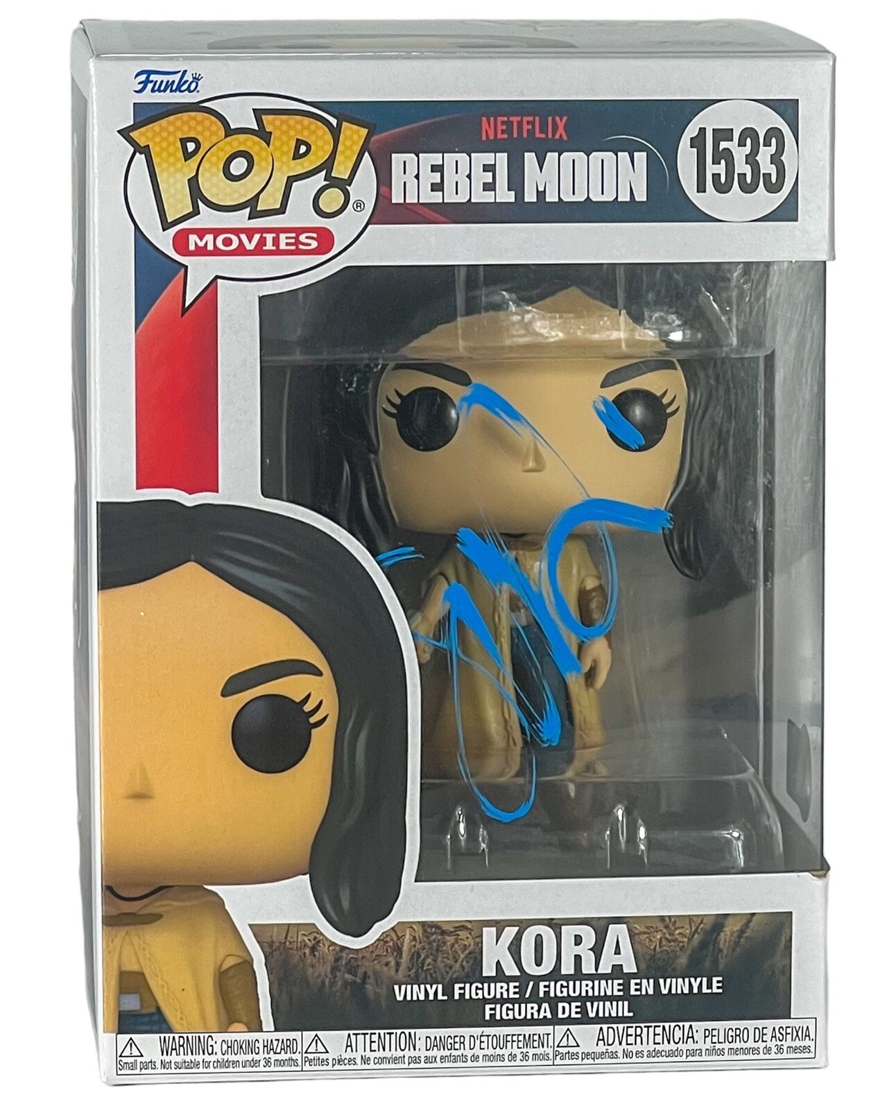 Sofia Boutella Signed Funko Pop Rebel Moon Kora 1533 Autograph Beckett COA