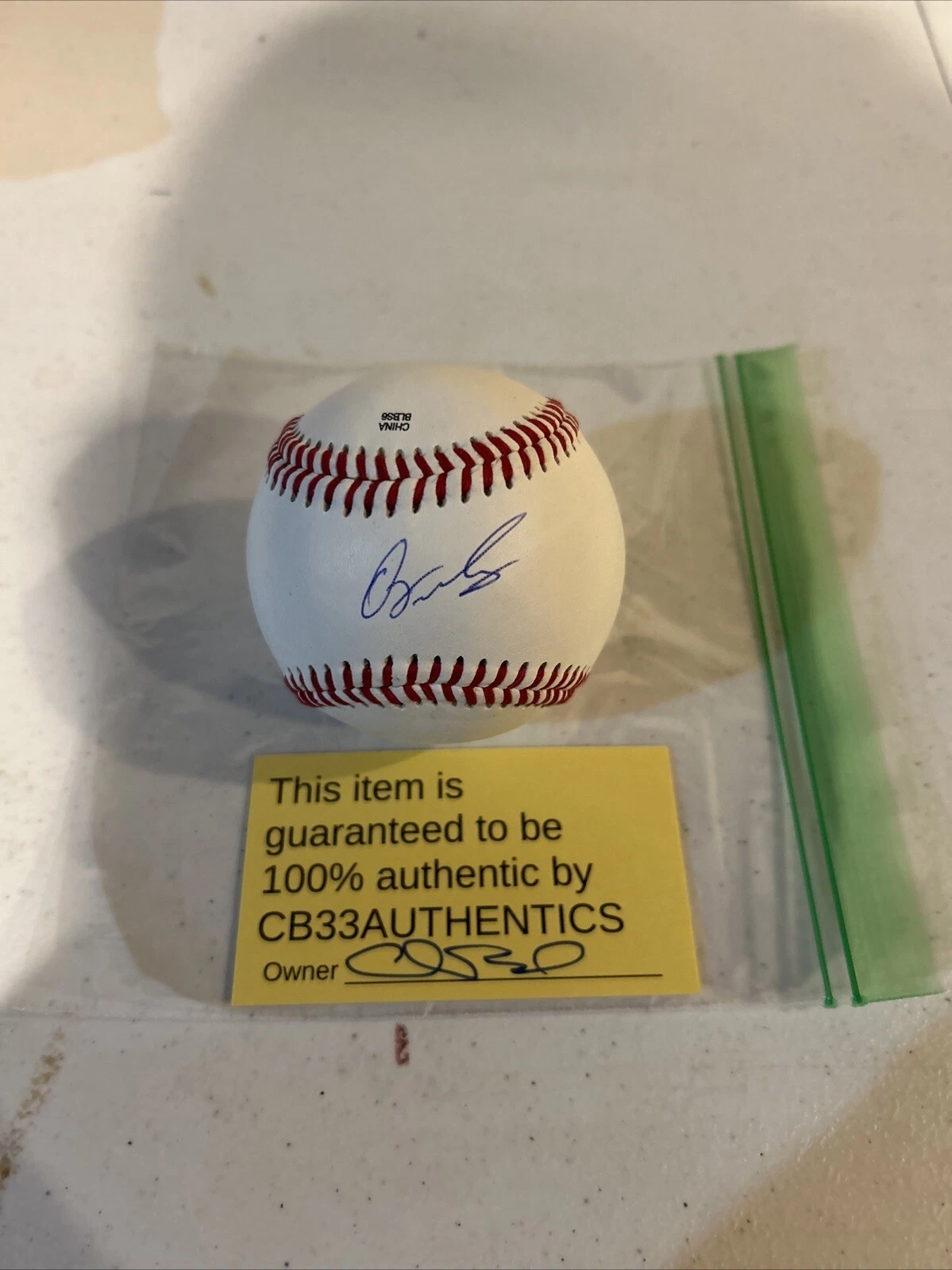 TORONTO BLUE JAYS- ORELVIS MARTINEZ SIGNED AUTOGRAPH ROLB1 BASEBALL COA PROSPECT