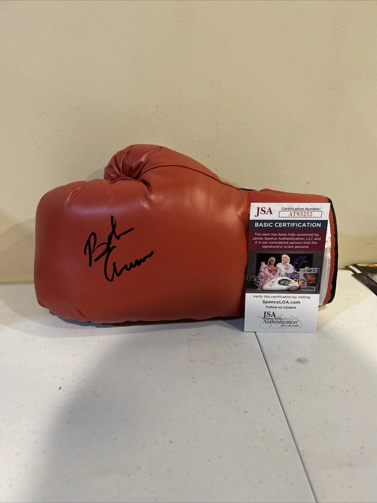 BOB ARUM SIGNED AUTOGRAPH EVERLAST BOXING GLOVE TOP RANK JSA COA HOF