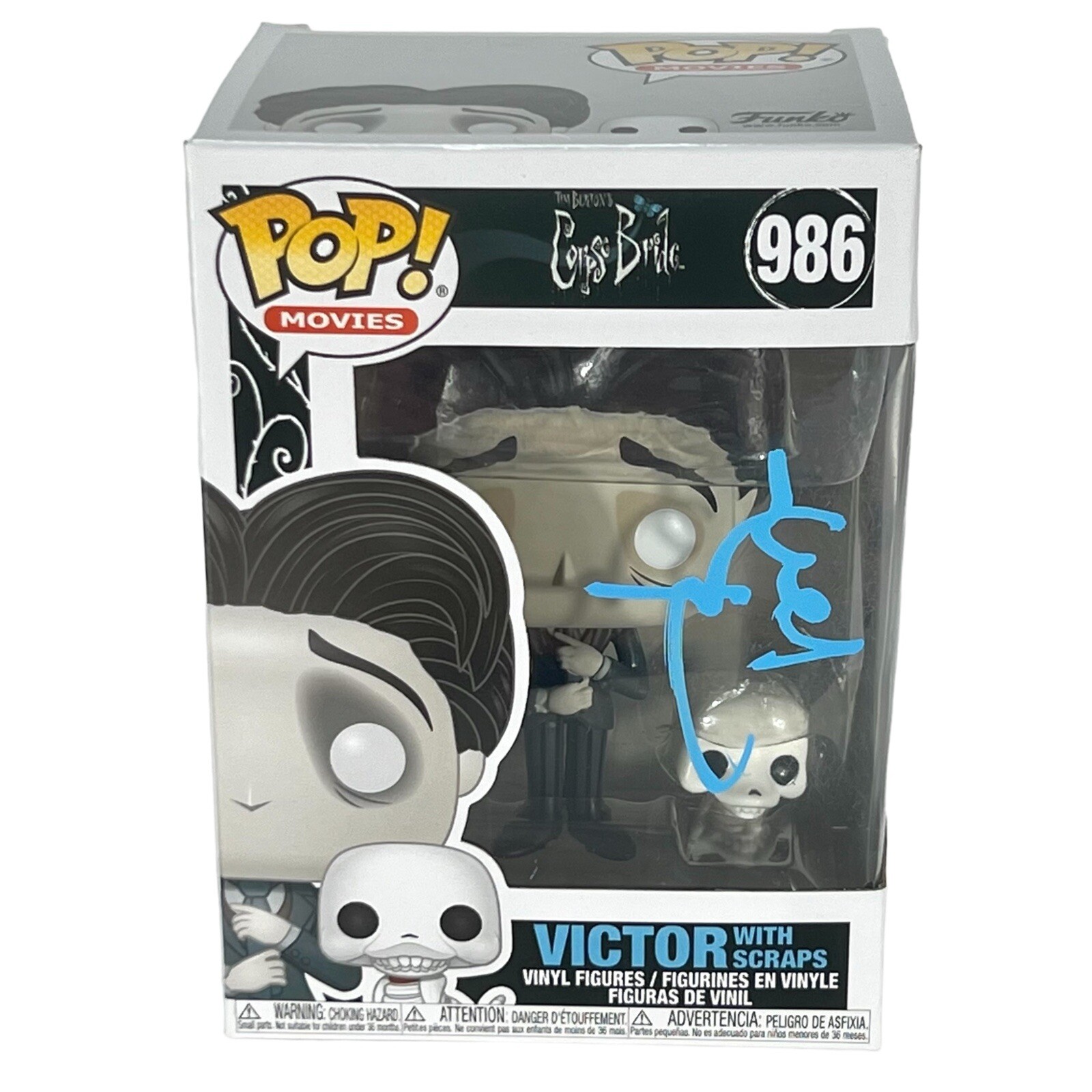 Johnny Depp Signed Victor Corpse Bride #986 Funko Pop Autograph ACOA COA
