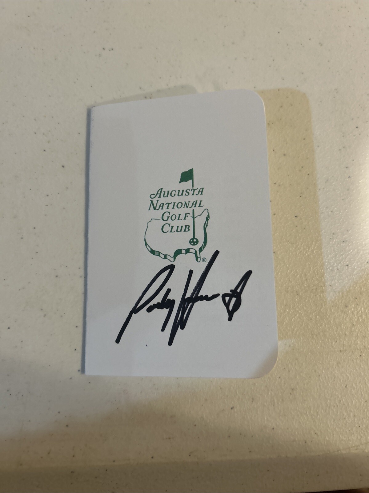 PADRAIG HARRINGTON SIGNED AUTOGRAPH MASTERS SCORECARD COA GOLF CHAMPION