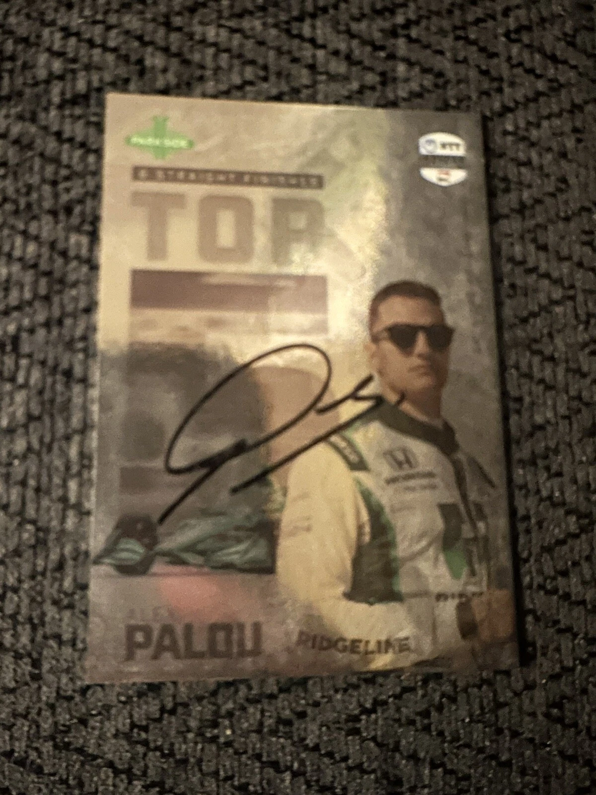 2024 Parkside Indy Car Trading Card 500 Signed Alex Palou Memorable Moments