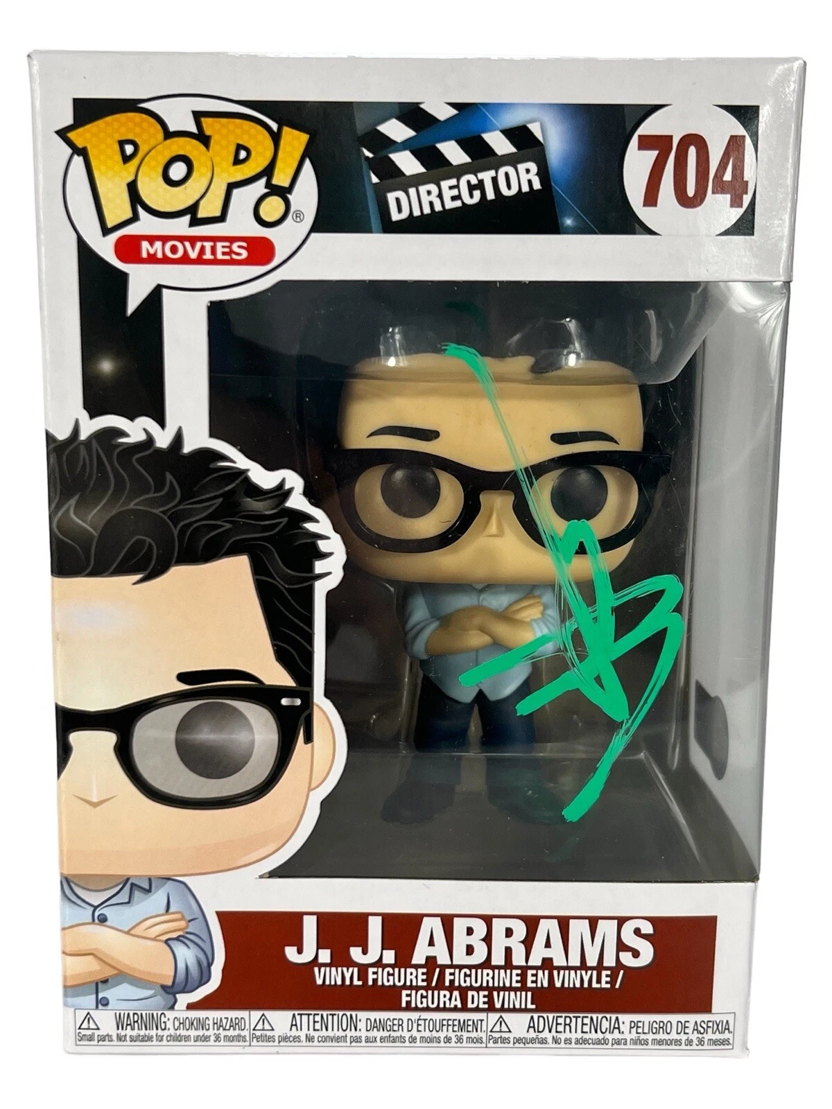 JJ Abrams Signed Director Funko Pop 704 Autograph Star Wars Lost J.J. Beckett