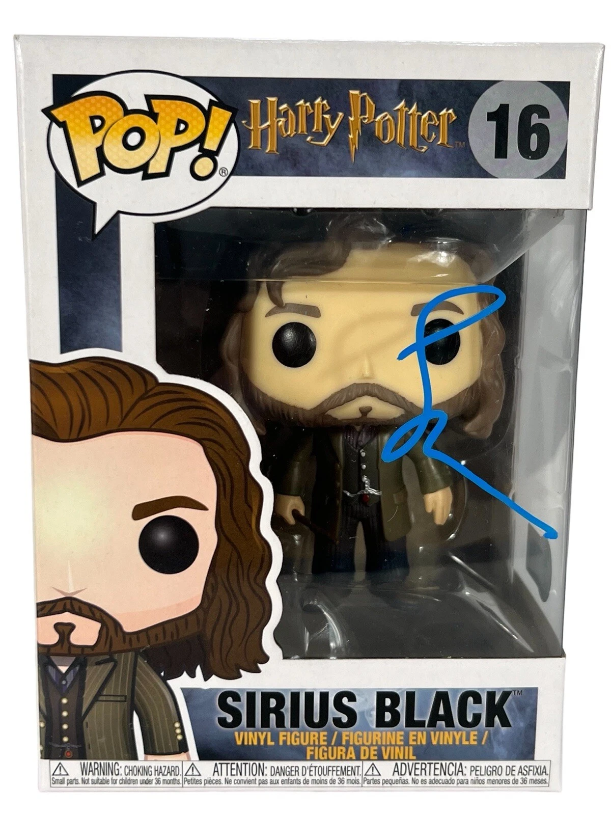 Gary Oldman Signed Harry Potter Sirius Black Funko Pop 16 Autograph Beckett COA