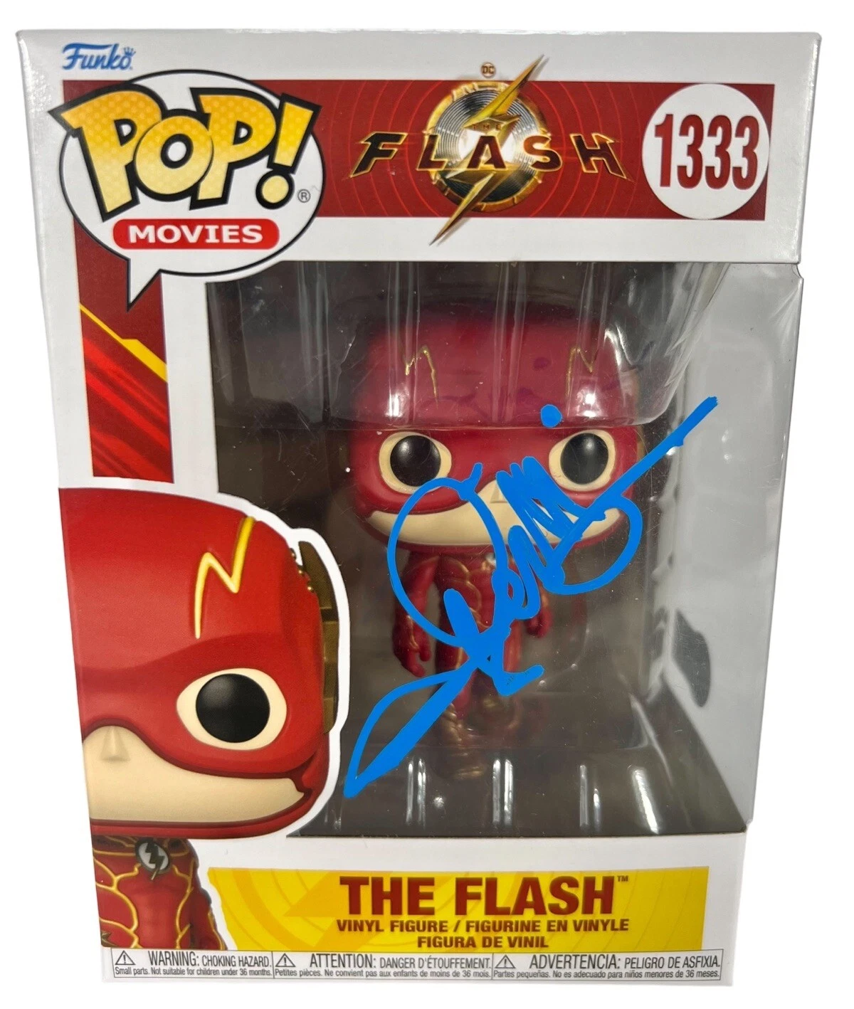 Andres Andy Muschietti Signed The Flash Funko Pop #1333 Autograph BAS COA