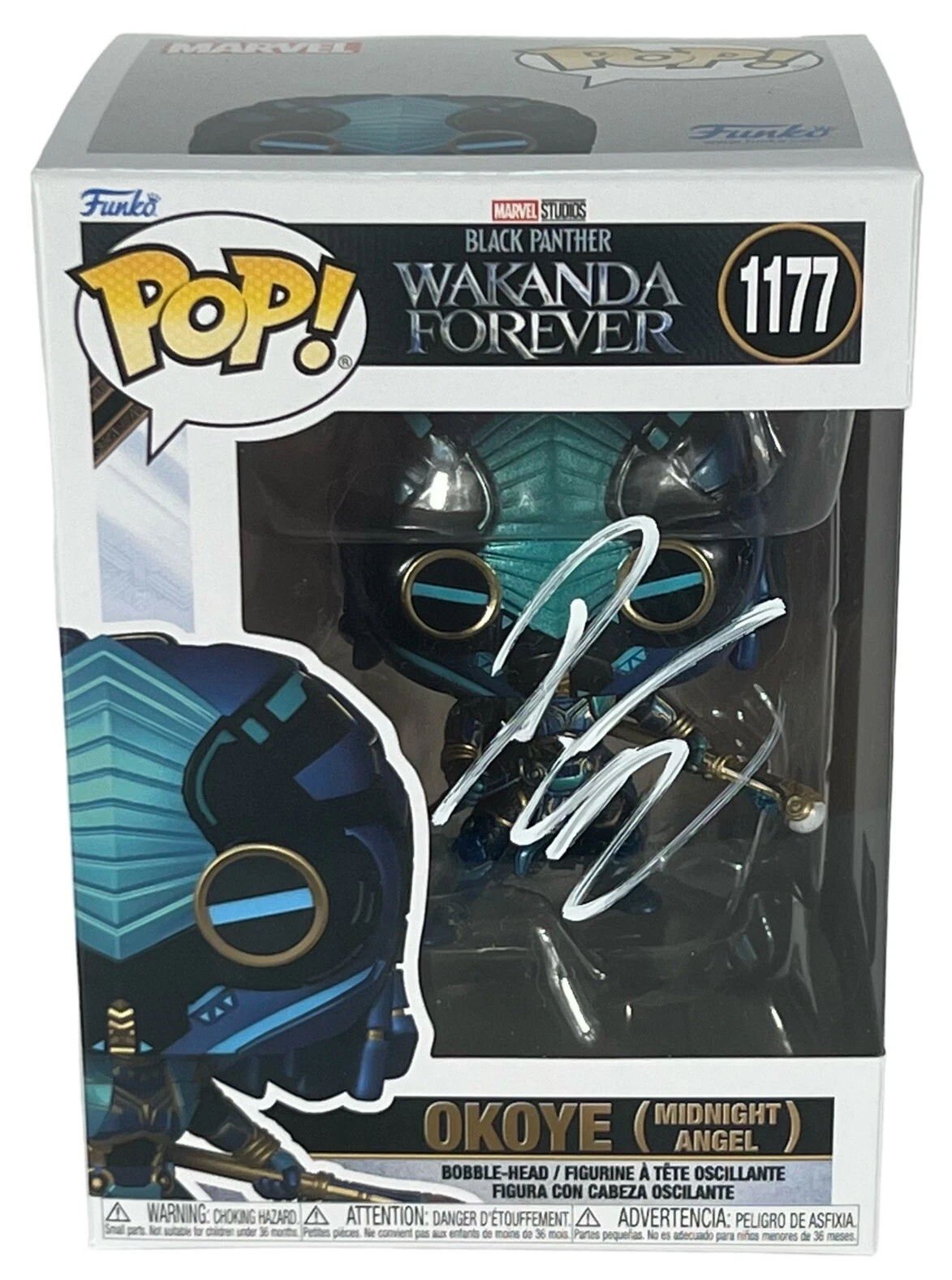 Danai Gurira Signed Autograph Funko Pop Black Panther Okoye 1177 Beckett COA