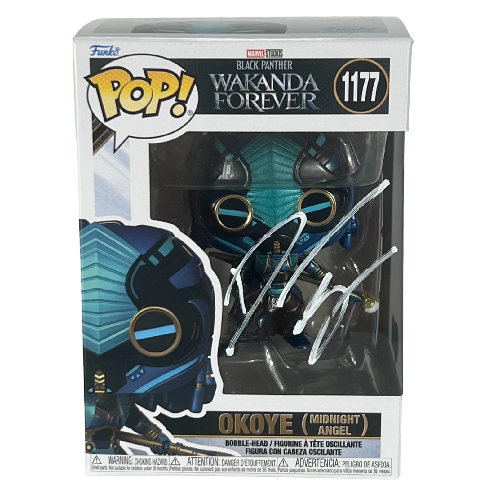 Danai Gurira Signed Autograph Funko Pop Black Panther Okoye 1177 Beckett COA
