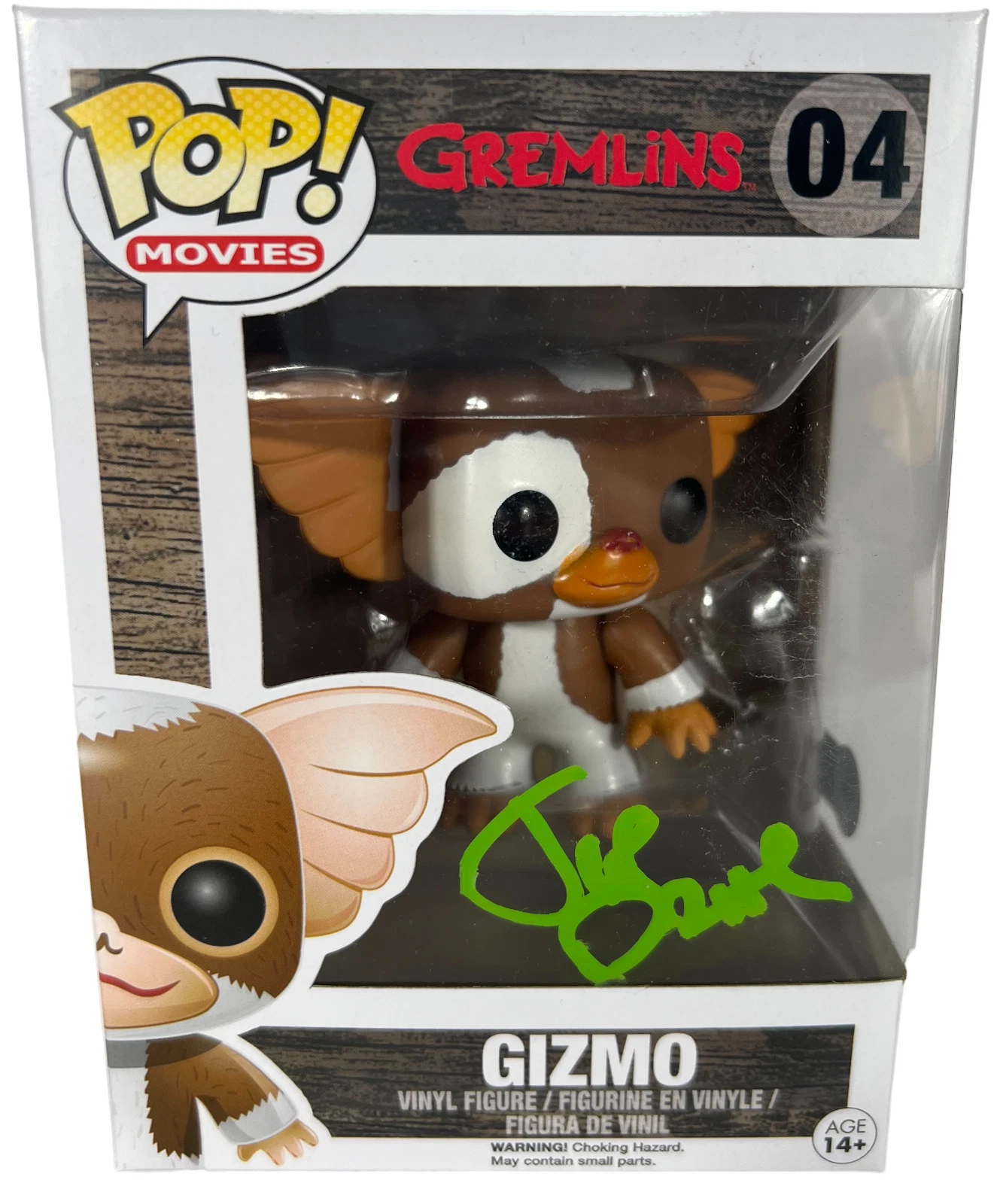 Joe Dante Signed Gremlins Gizmo Funko Pop #04 Director Autograph Beckett COA