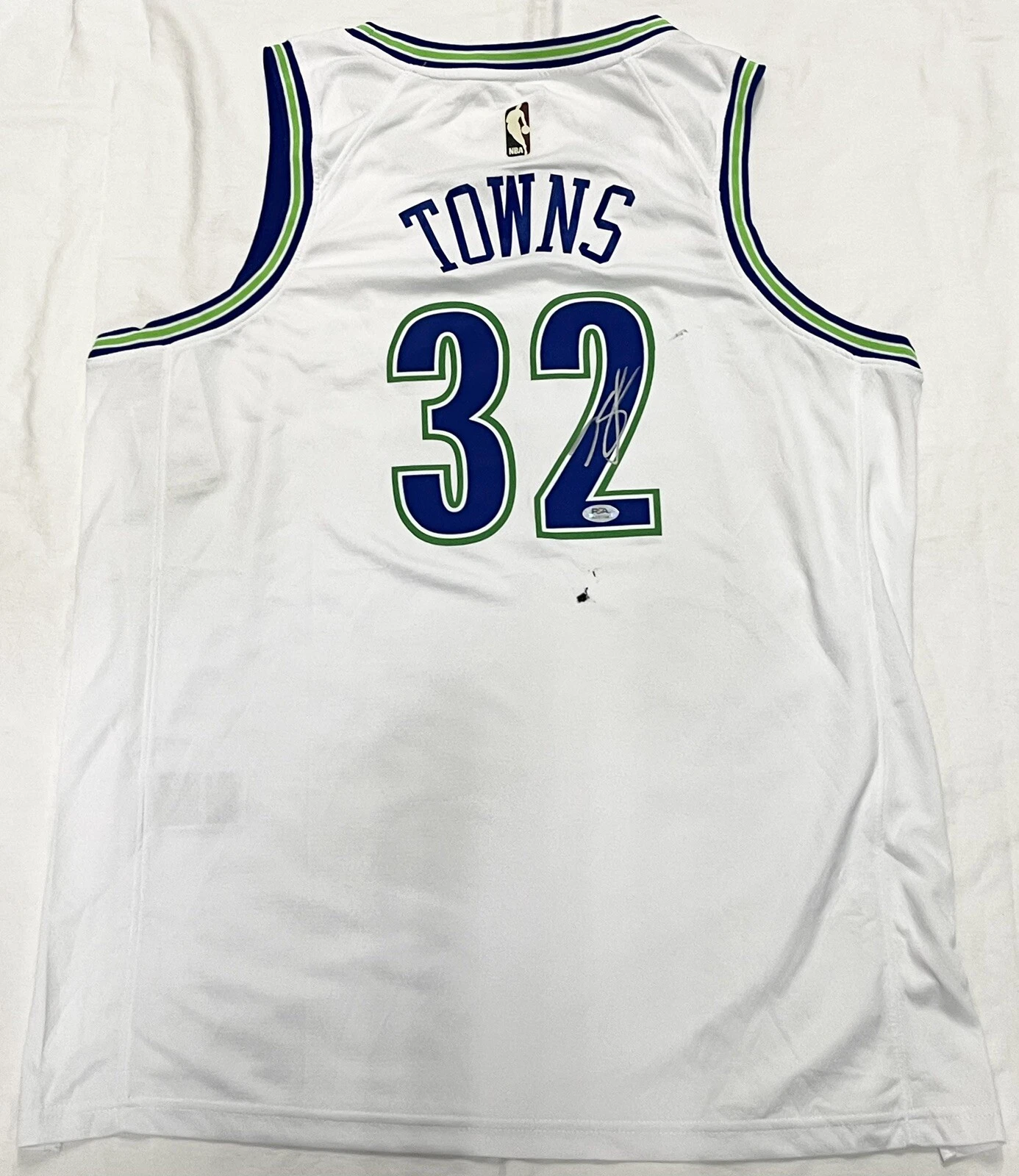 Karl Anthony Towns Signed Autographed Minnesota Timberwolves Jersey PSA/DNA COA