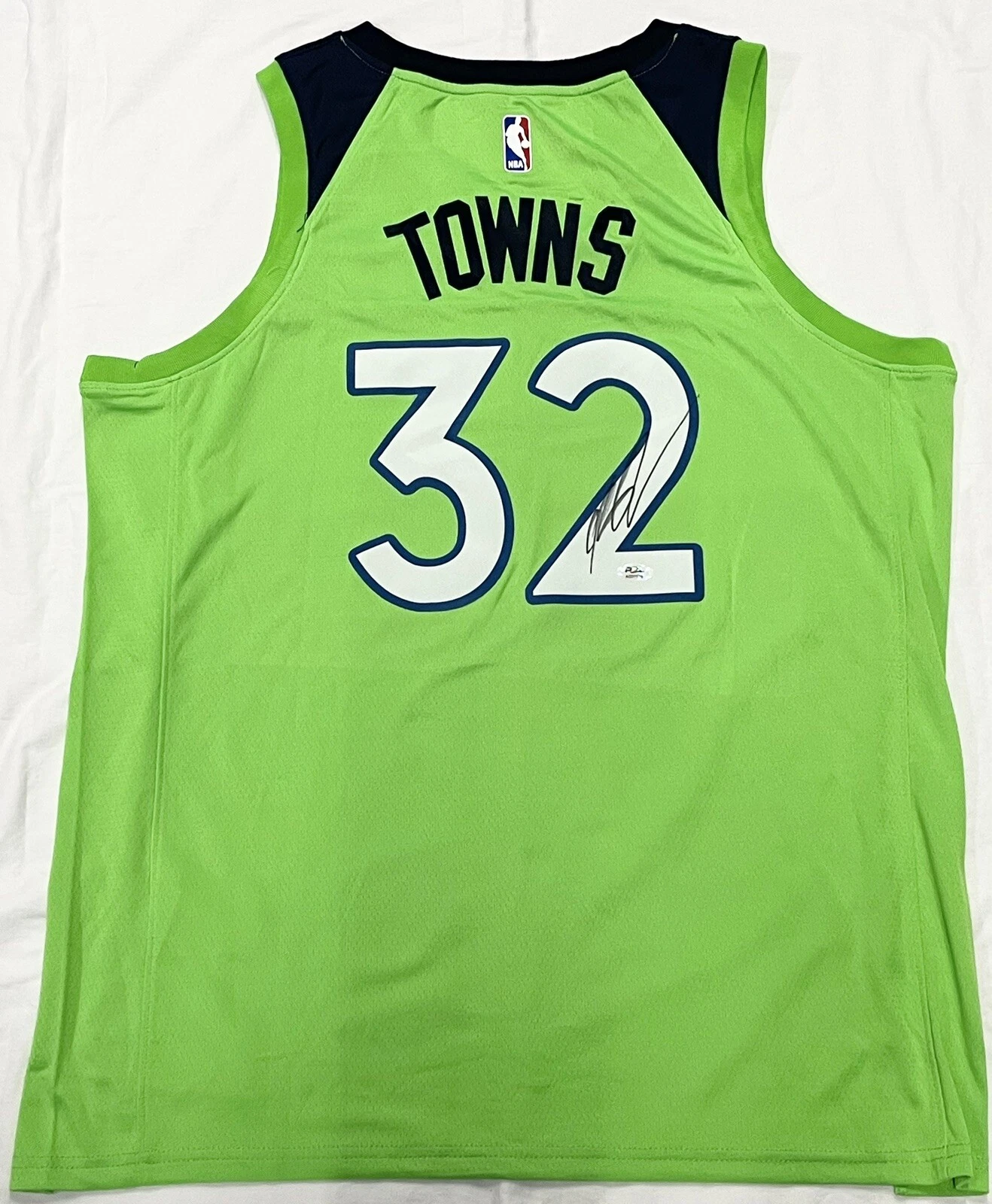 Karl Anthony Towns Signed Autographed Minnesota Timberwolves Jersey PSA/DNA COA