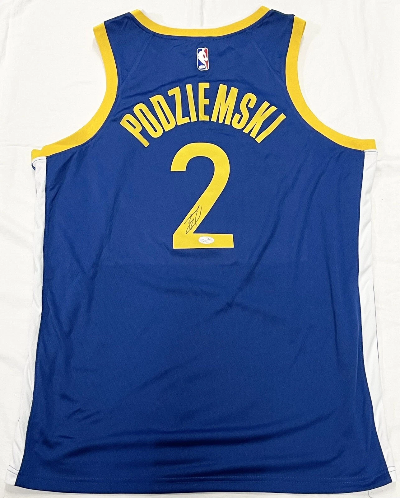 Brandin Podziemski Signed Autographed Golden State Warriors Jersey PSA/DNA COA