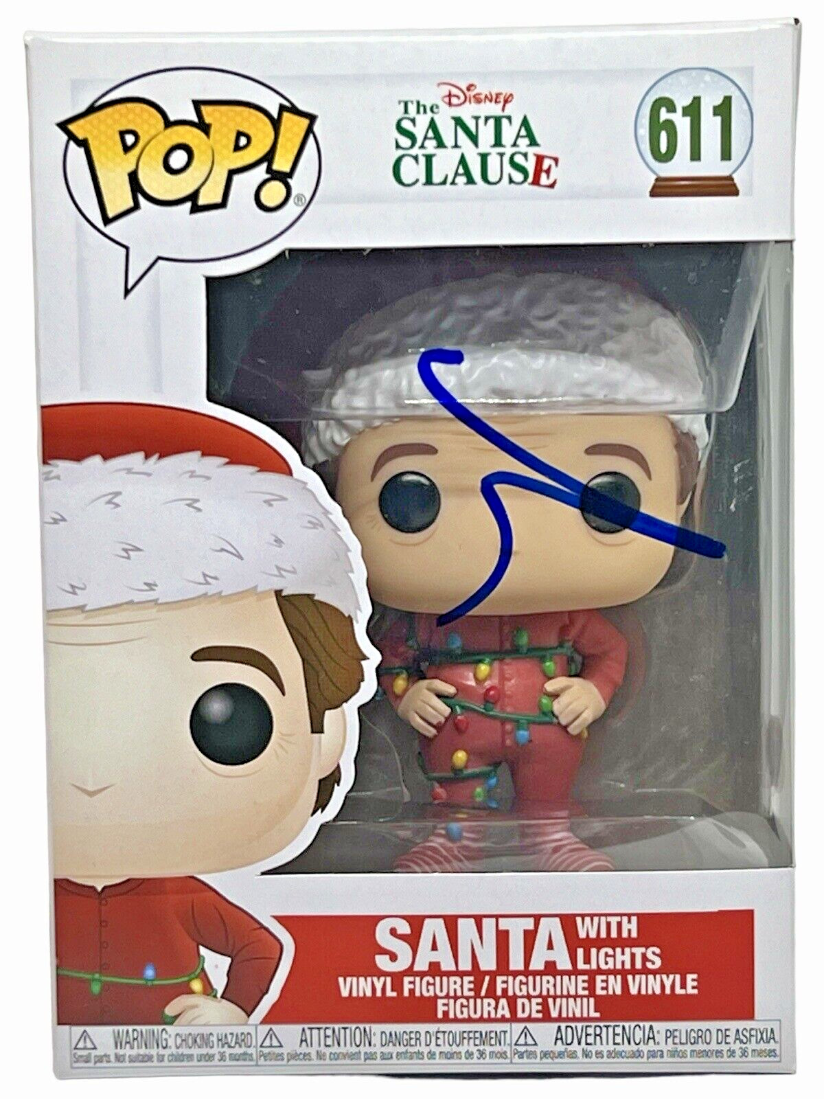 Tim Allen Signed Autograph The Santa Clause #611 Funko Pop Figure ACOA COA