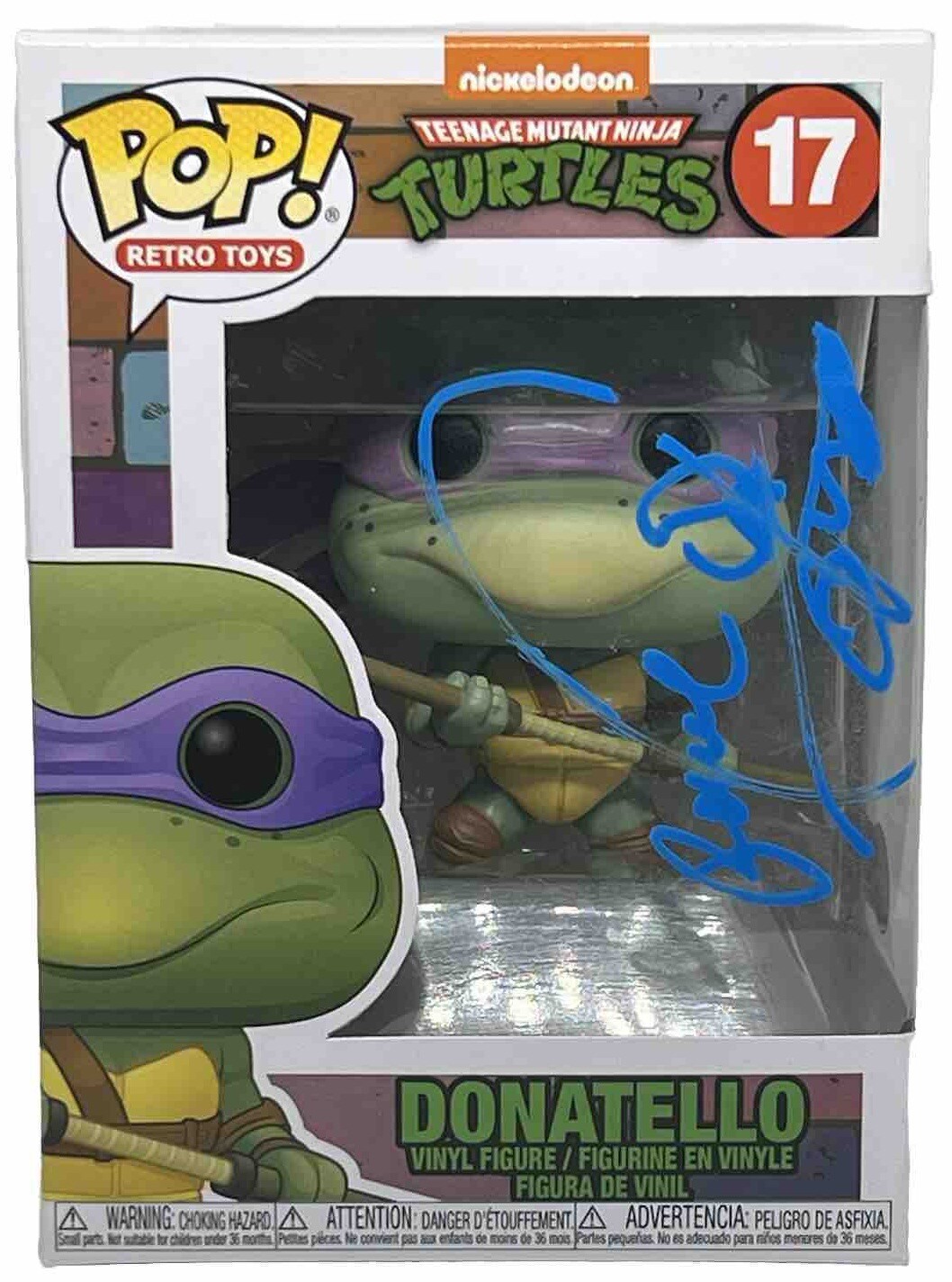 Corey Feldman Signed Autograph Donatello TMNT Ninja Turtles Funko Pop BAS COA