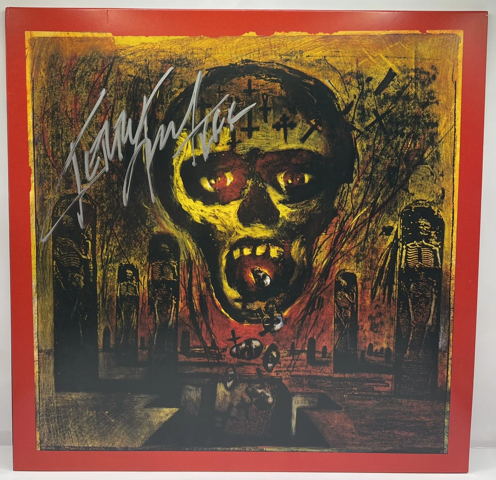 KERRY KING signed Autographed vinyl album SLAYER SEASONS IN THE ABYSS JSA COA