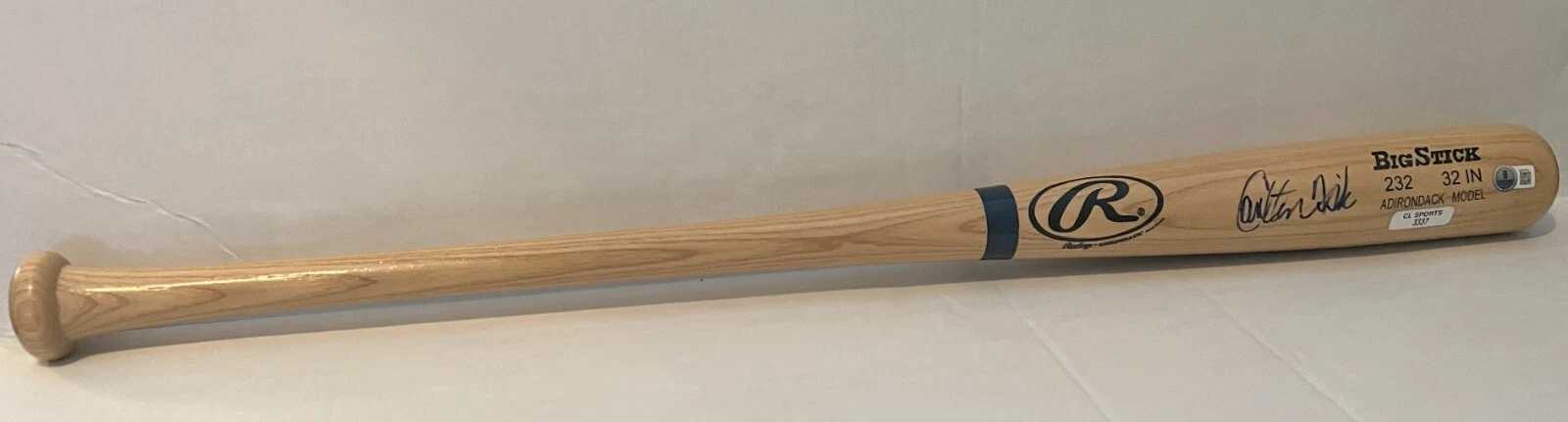 Carlton Fisk signed Rawlings Adirondack Model Bat autographed Beckett COA