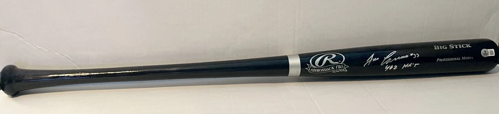 Jose Canseco signed F/S Rawlings Big Stick Bat W/ 462 HR Inscription Beckett COA