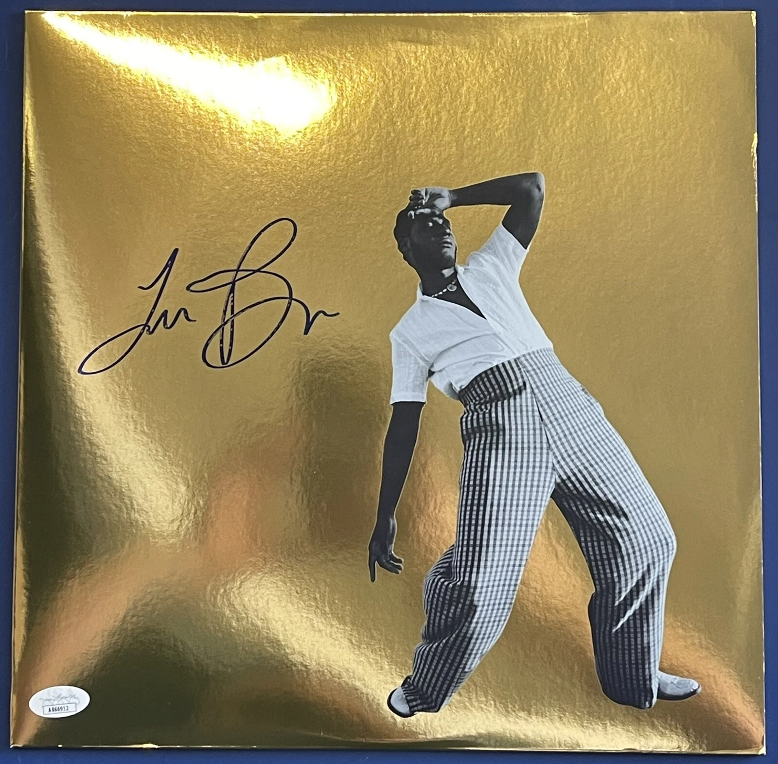 Leon Bridges Signed Autographed Gold Diggers Vinyl Record Album JSA