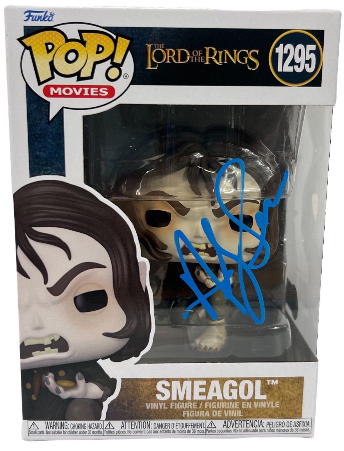 Andy Serkis Signed Funko Pop The Lord of The Rings Smeagol Autograph Beckett COA