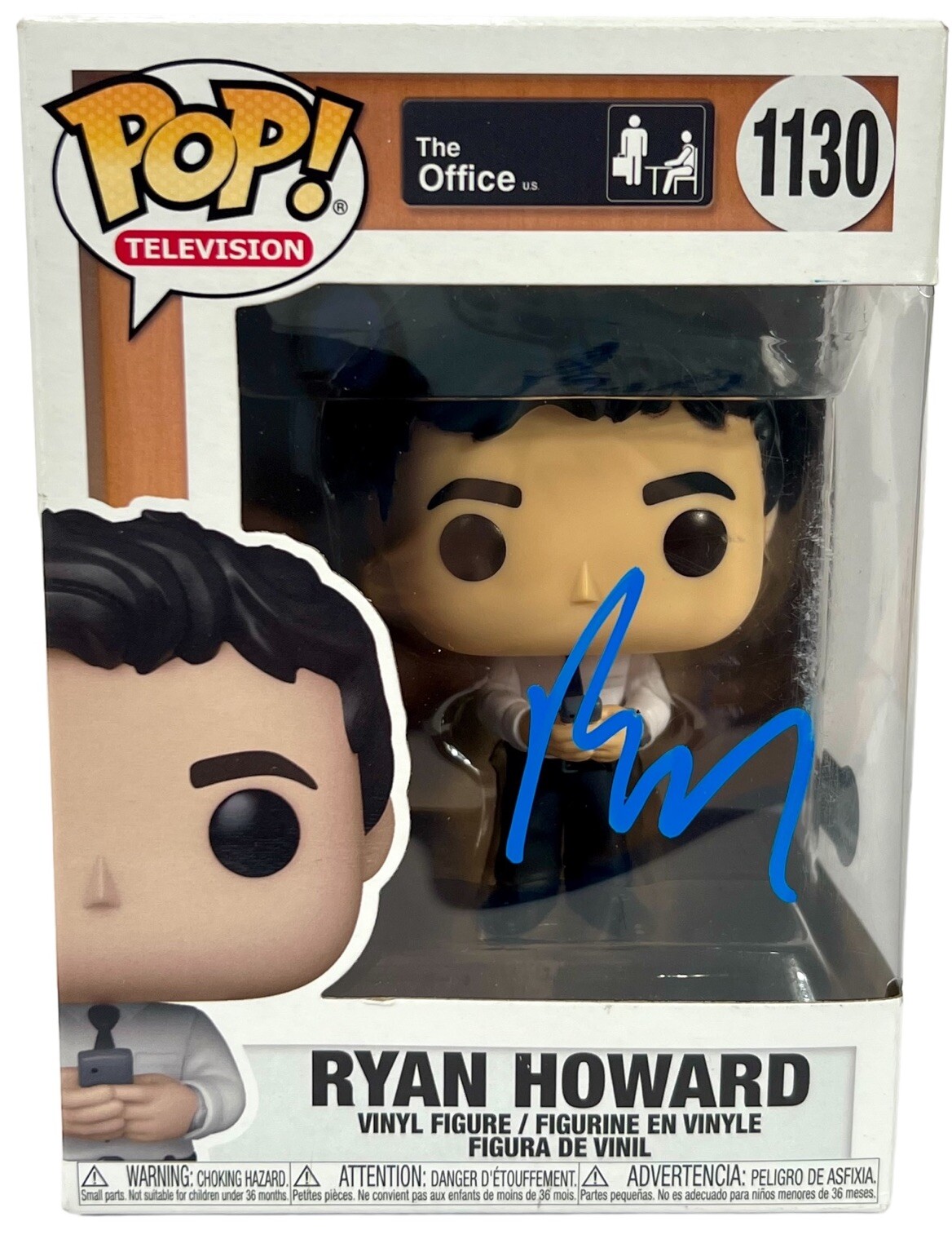 BJ Novak Signed Autograph The Office Ryan Howard 1130 Funko Pop B.J. Beckett COA