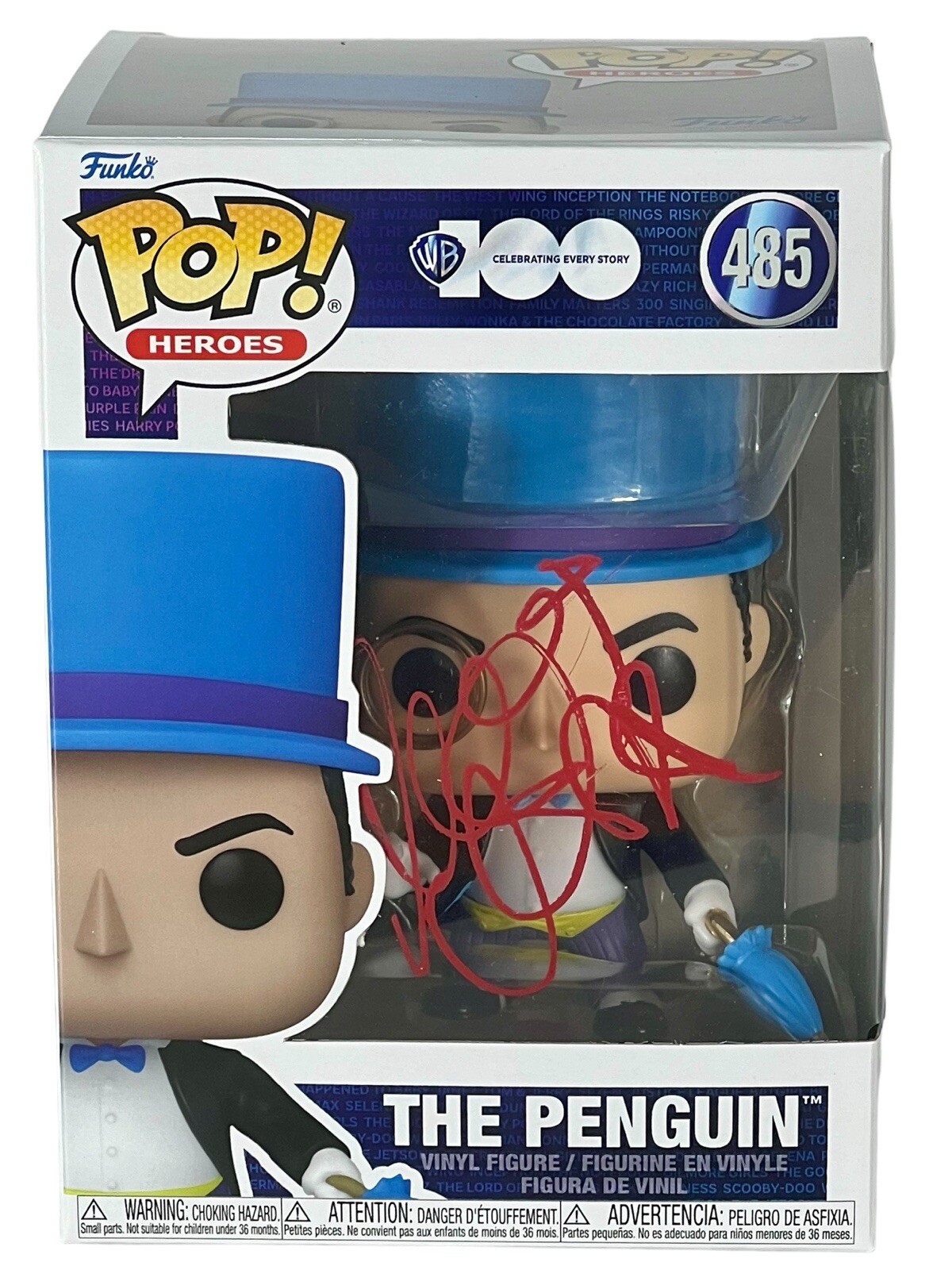 Danny DeVito Signed The Penguin Funko Pop #485 Batman Returns Autograph BAS COA