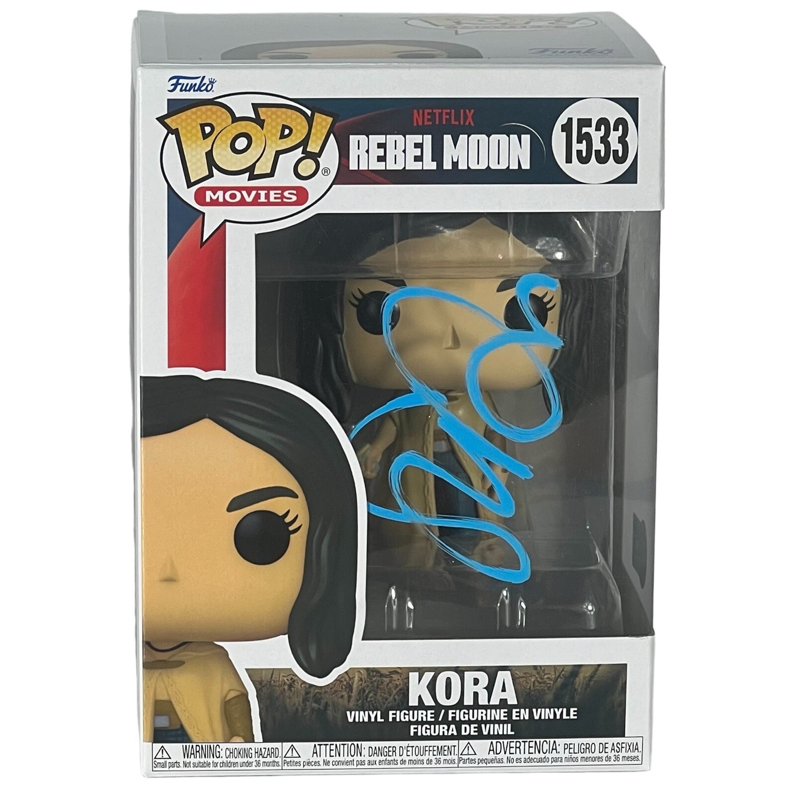 Sofia Boutella Signed Funko Pop Rebel Moon Kora 1533 Autograph Beckett COA