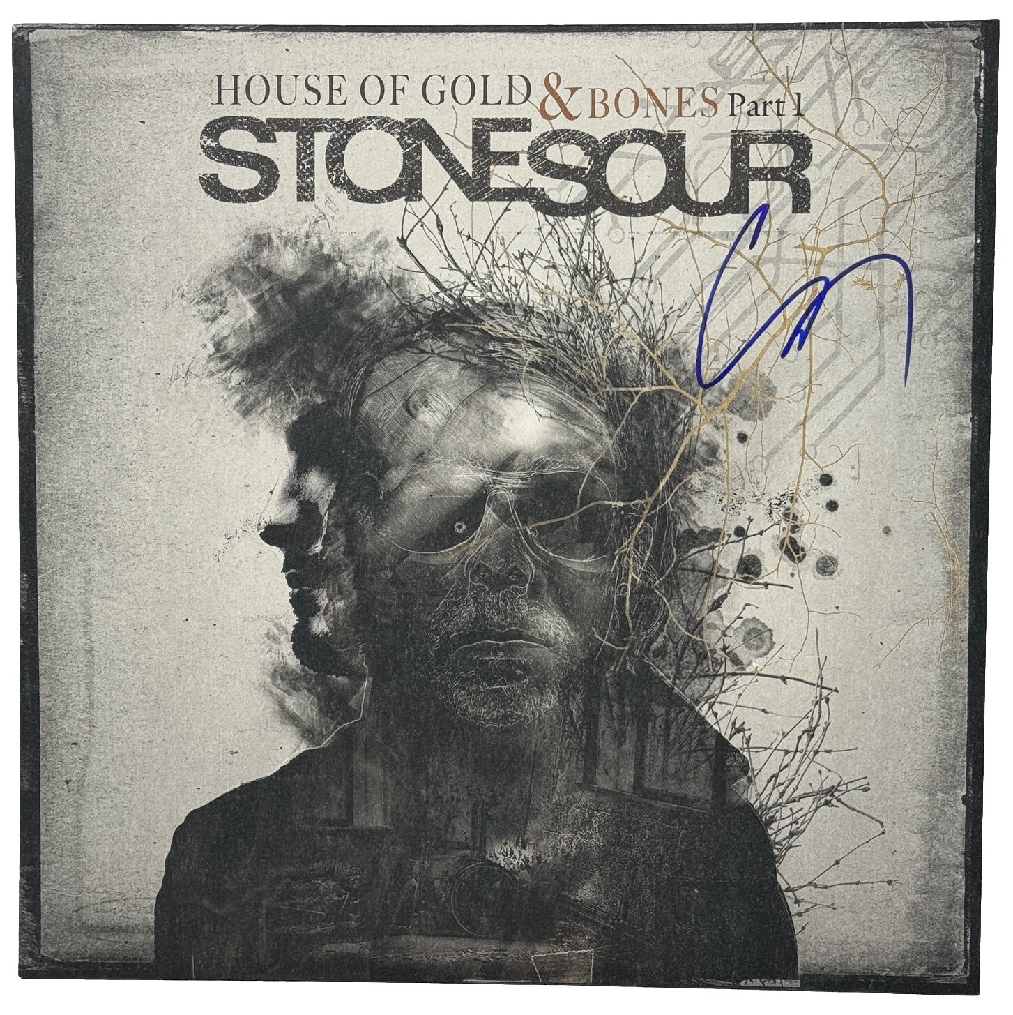 Corey Taylor Signed Stone Sour House of Gold & Bones Part 1 Vinyl Record BAS COA