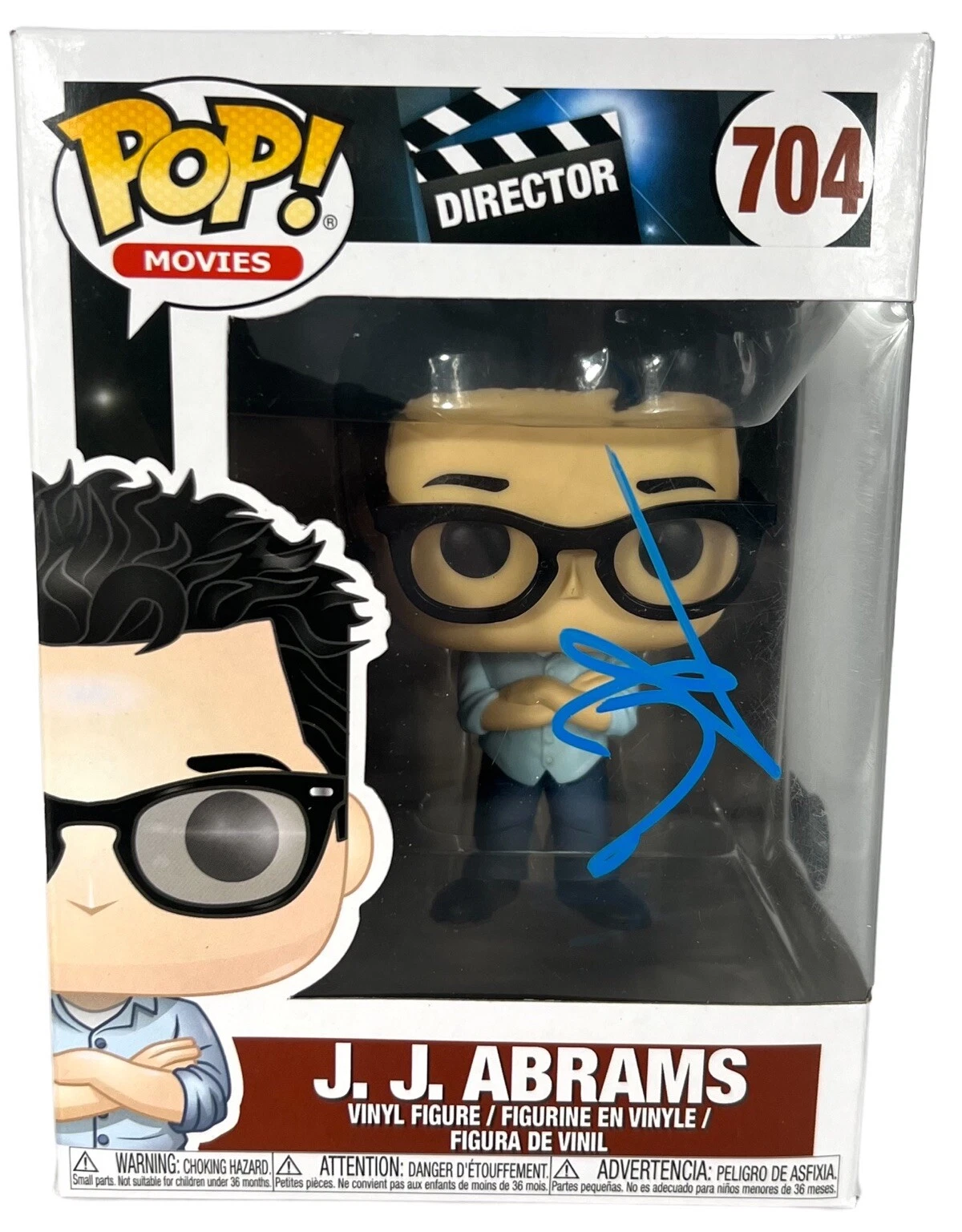 JJ Abrams Signed Director Funko Pop 704 Autograph Star Wars Lost J.J. Beckett