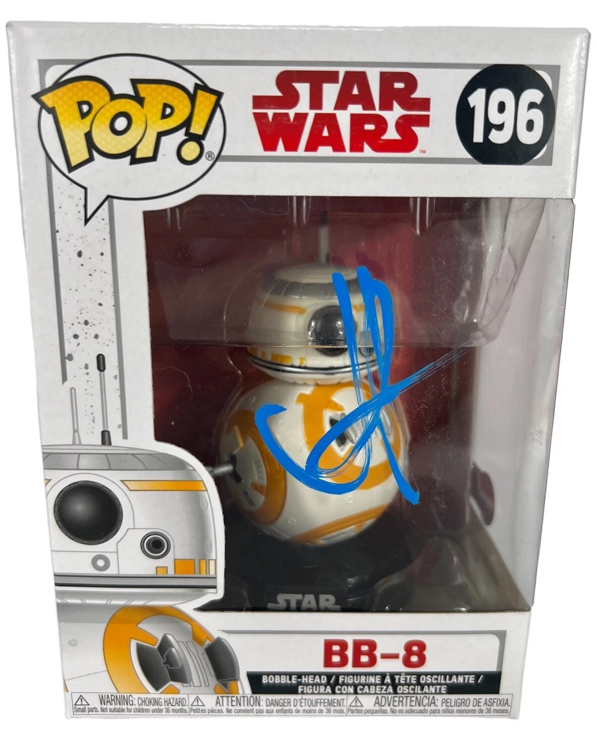 JJ Abrams Signed Funko Pop Star Wars BB-8 #196 Director Autograph Becket COA