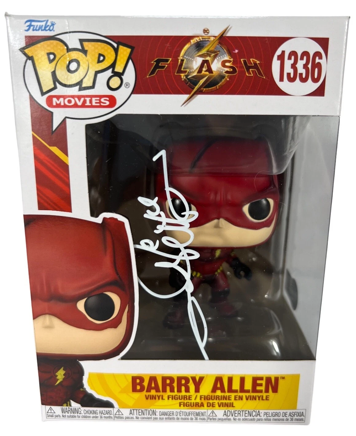 Andy Muschietti Signed The Flash Barry Allen Funko Pop #1336 Autograph BAS COA