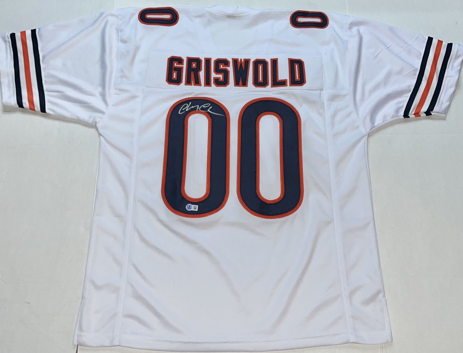 Chevy Chase Christmas Vacation signed Custom Griswold Jersey Beckett Witness