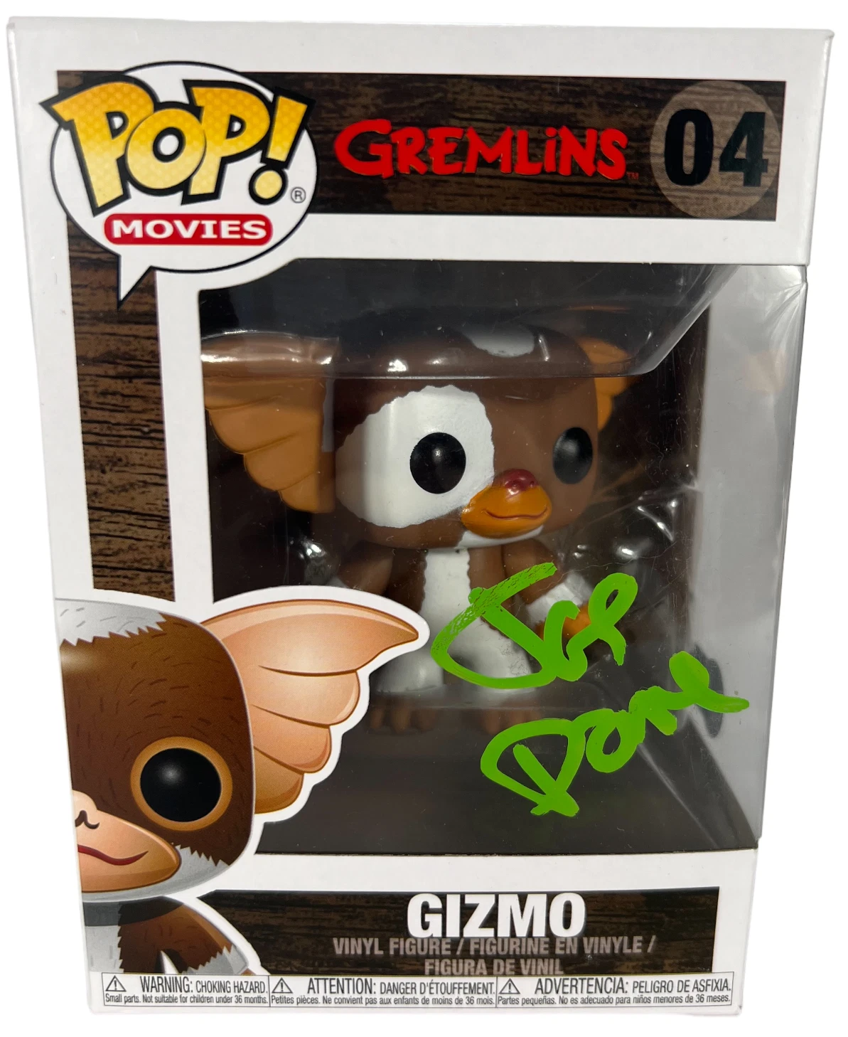 Joe Dante Signed Gremlins Gizmo Funko Pop #04 Director Autograph Beckett COA