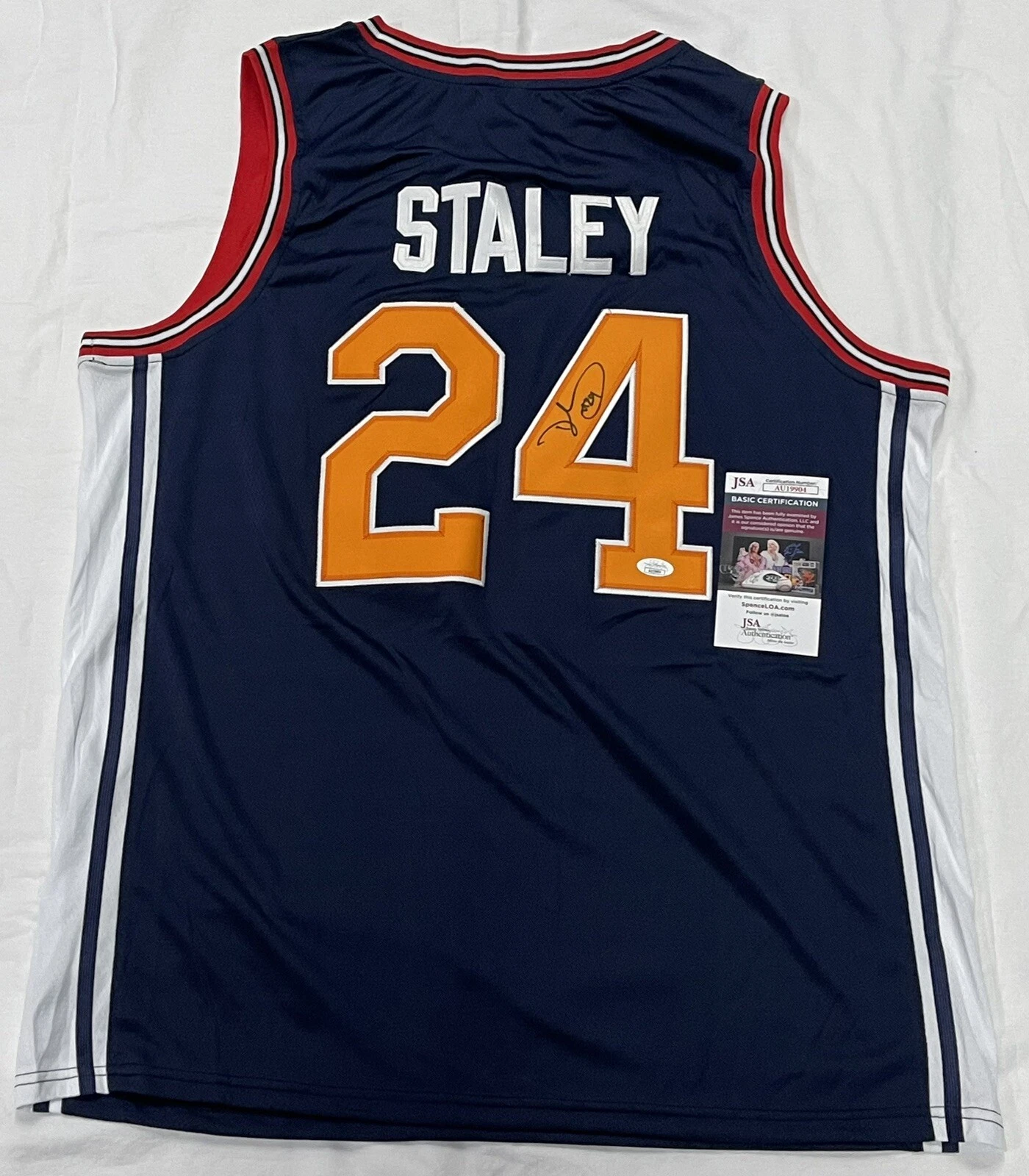 Dawn Staley Signed Autographed Virginia Cavaliers Jersey JSA COA South Carolina