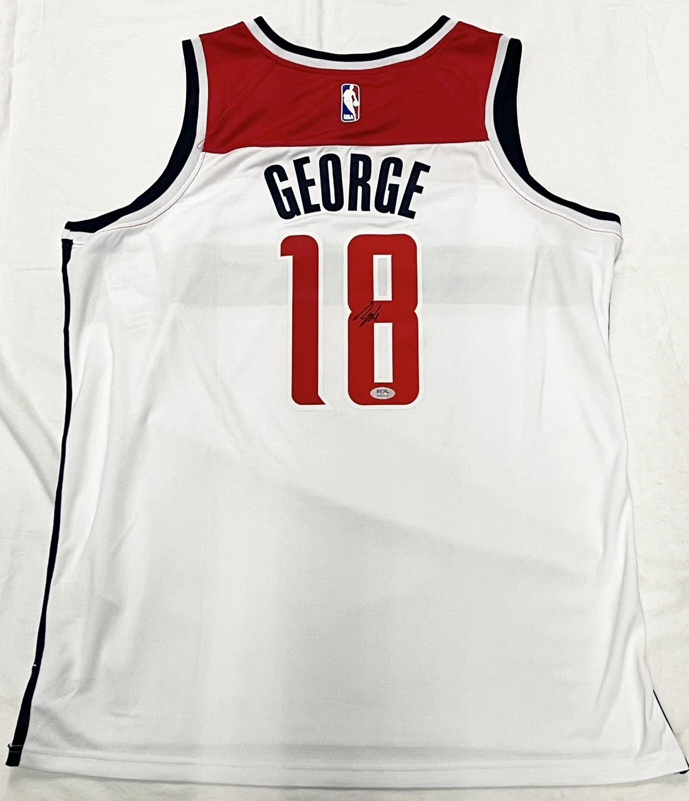 Kyshawn George Signed Autographed Washington Wizards Jersey PSA/DNA COA
