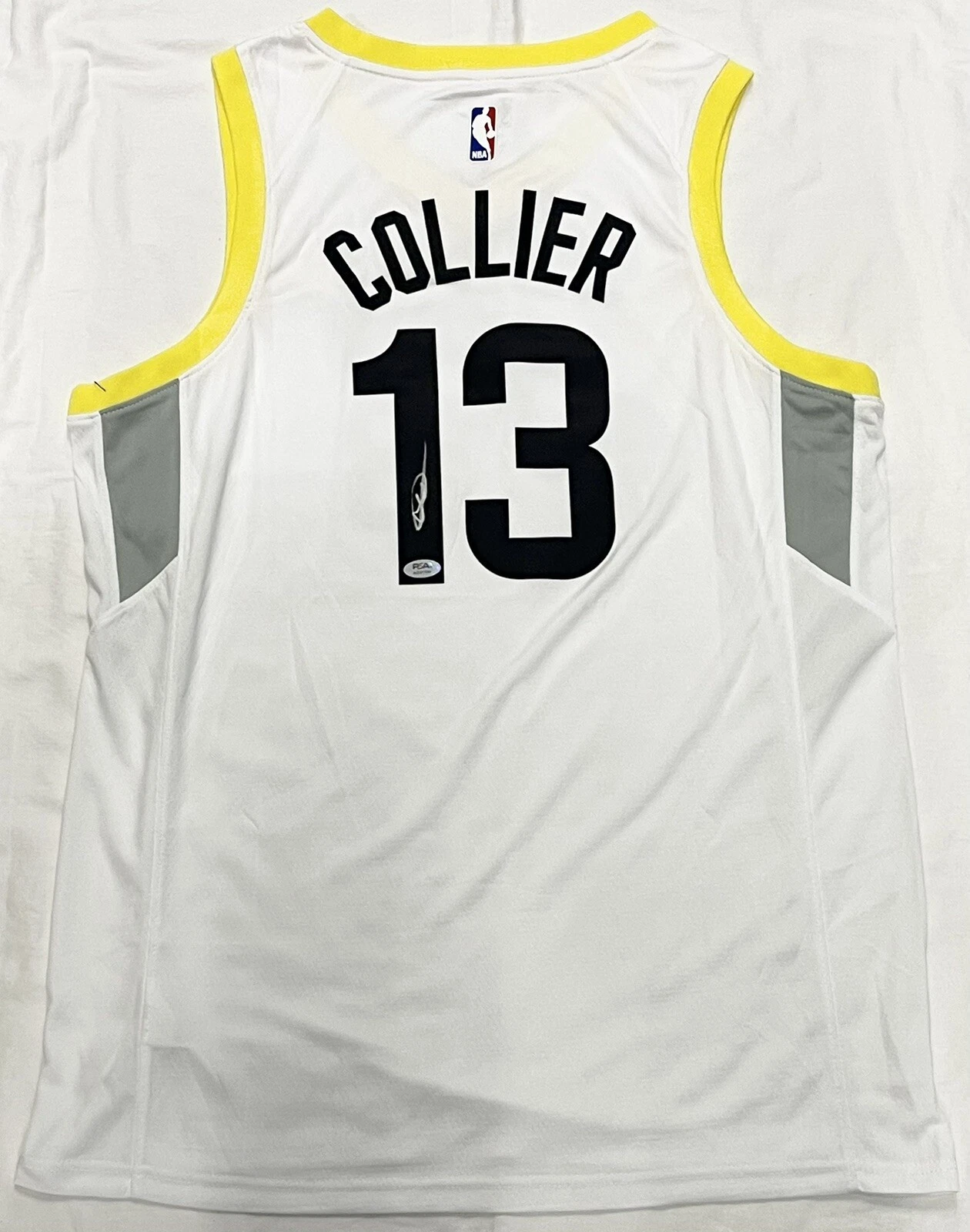 Isaiah Collier Signed Autographed Utah Jazz Jersey PSA/DNA COA