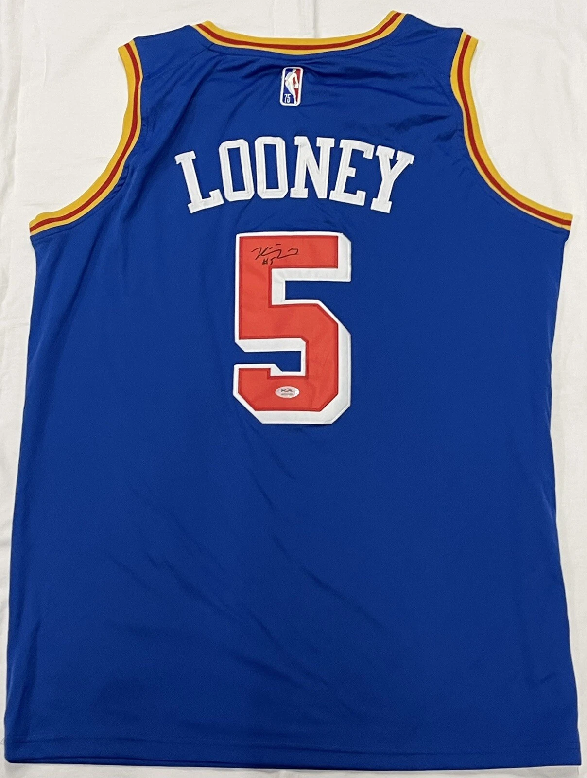 Kevon Looney Signed Autographed Golden State Warriors Jersey PSA/DNA COA