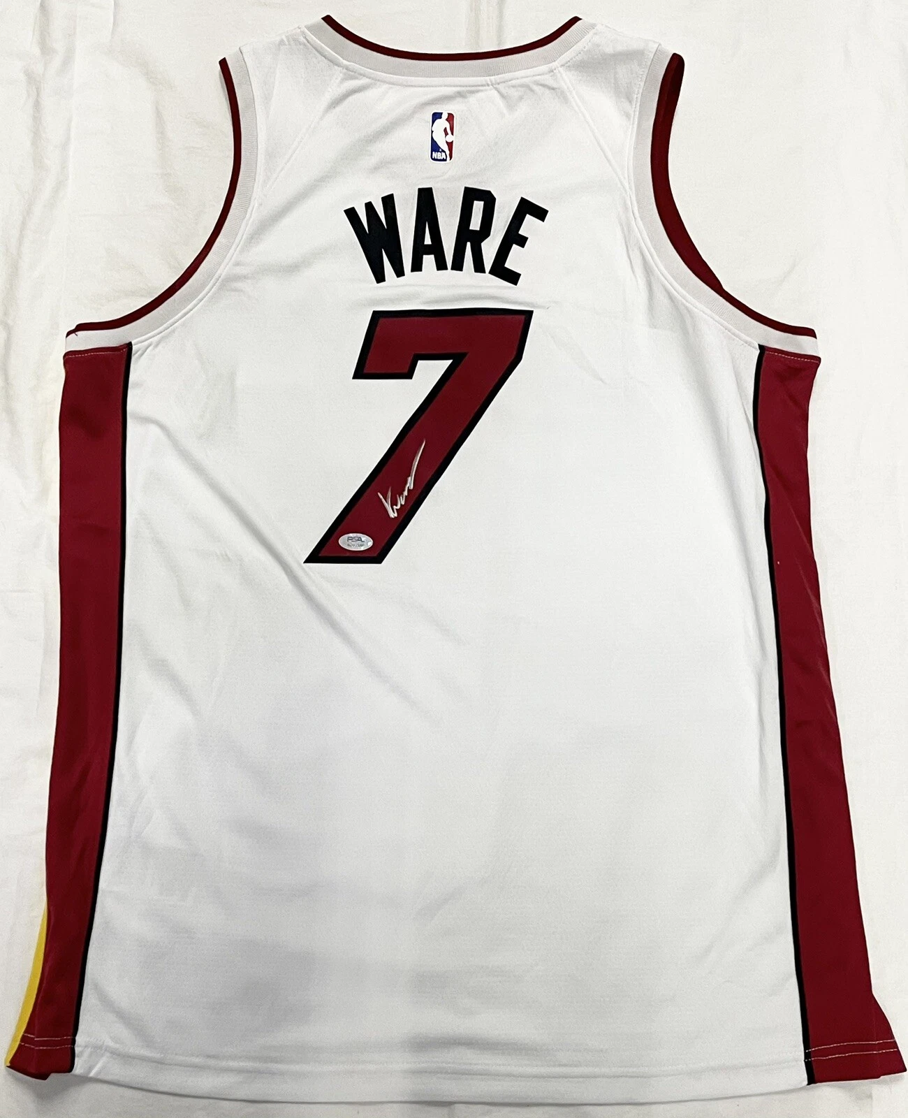 Kel’el Ware Signed Autographed Miami Heat Jersey PSA/DNA COA