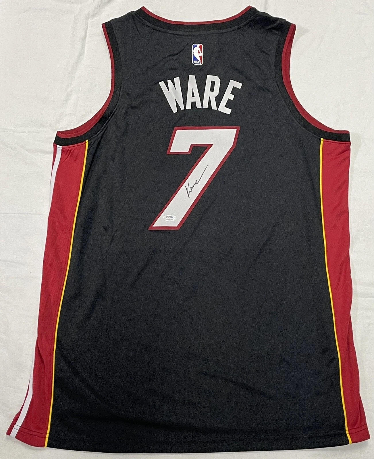Kel’el Ware Signed Autographed Miami Heat Jersey PSA/DNA COA
